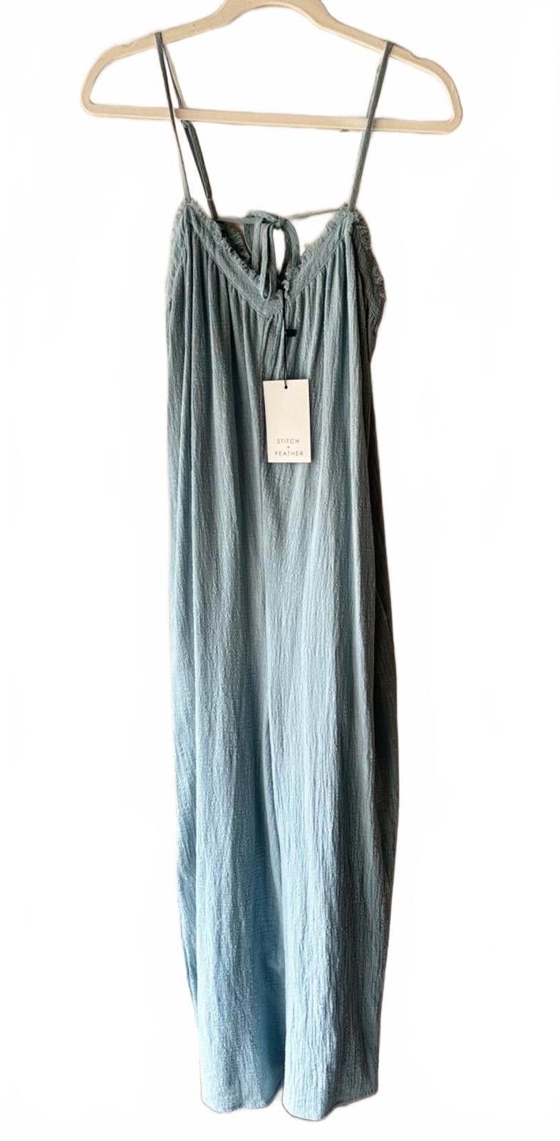 Other Stitch and Feathers Light Blue Women's Jumpsuit Size 32" / US 10 / IT 46 - 1 Thumbnail