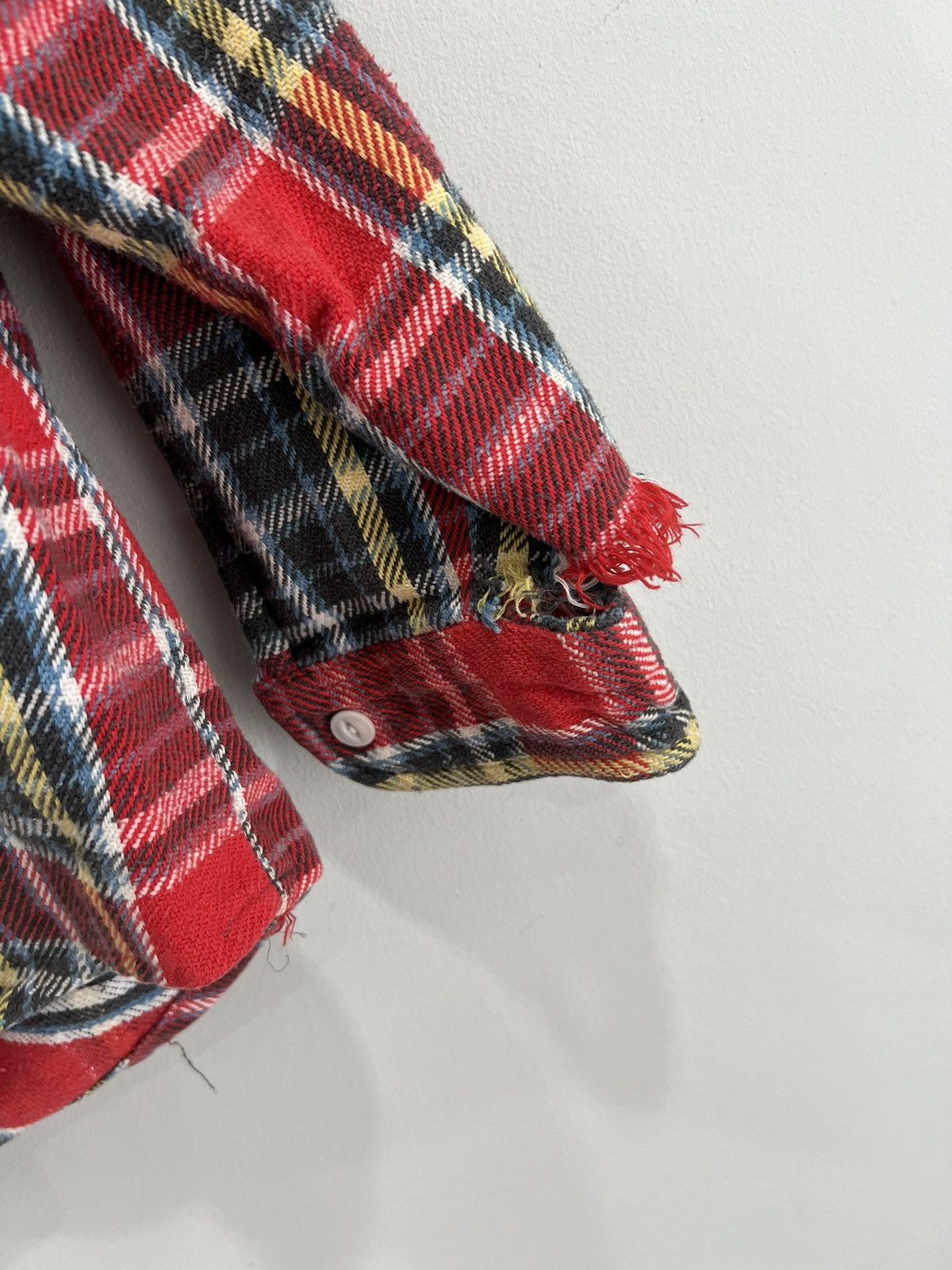Big Mac Vintage Big Mac Thrashed Flannel Shirt button plaid Size US M / EU 48-50 / 2 - 5 Thumbnail