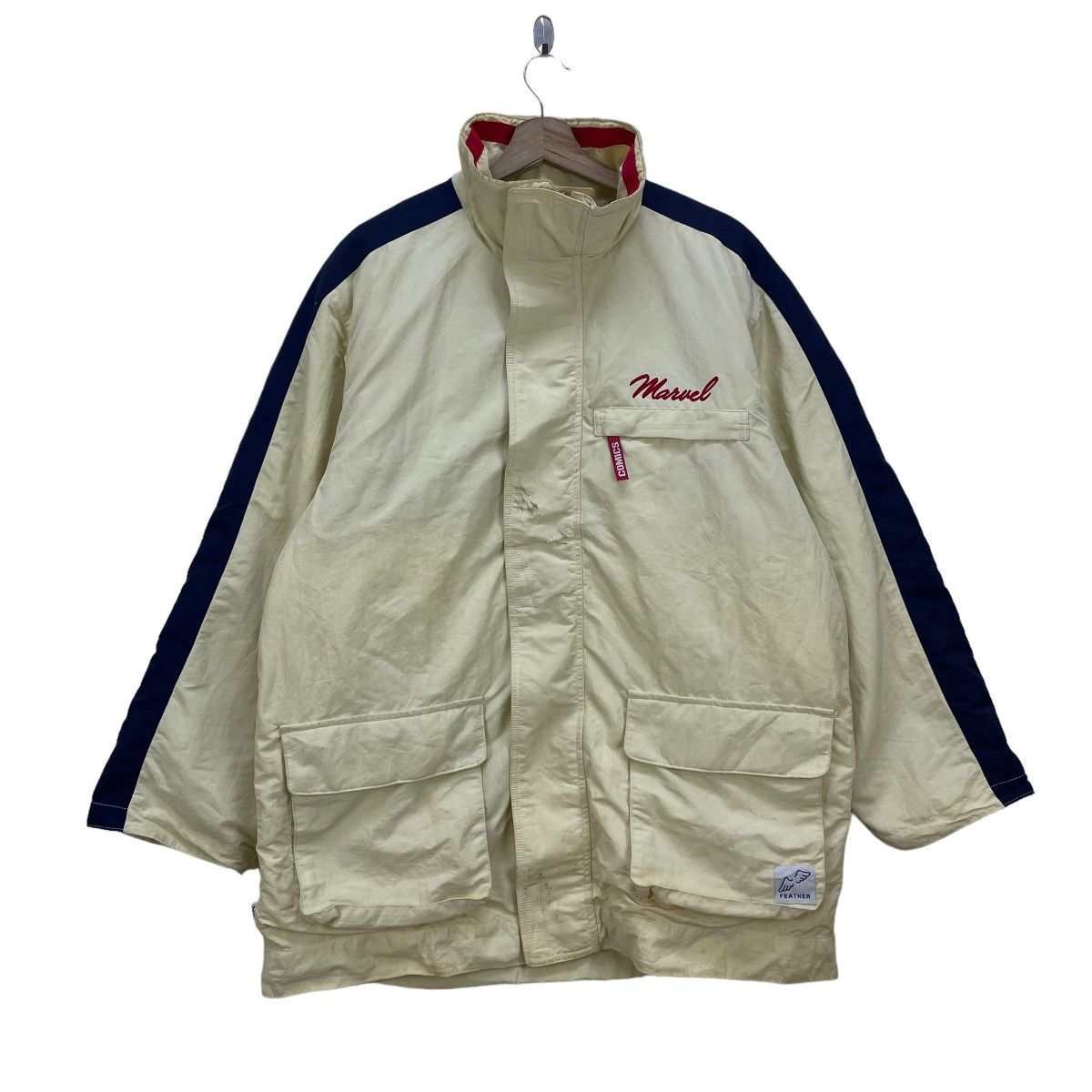 DC Comics Vintge 90s Marvel Feather Jacket Size US M / EU 48-50 / 2 - 1 Thumbnail