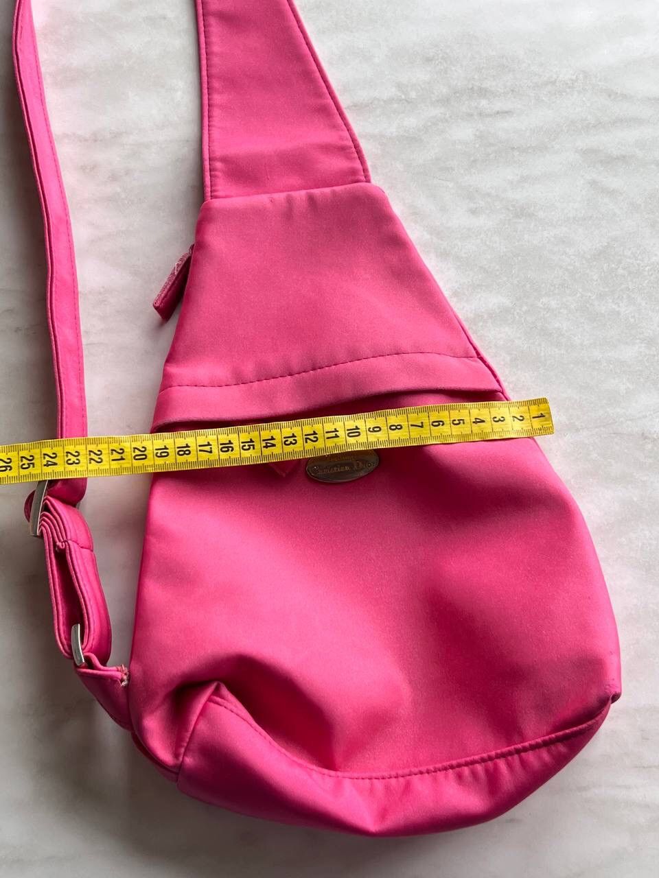 Christian Dior Monsieur × Dior × Vintage Vintage Christian Dior Parfums Saddle Bag Sling Sparkle Pink Size ONE SIZE - 12 Thumbnail