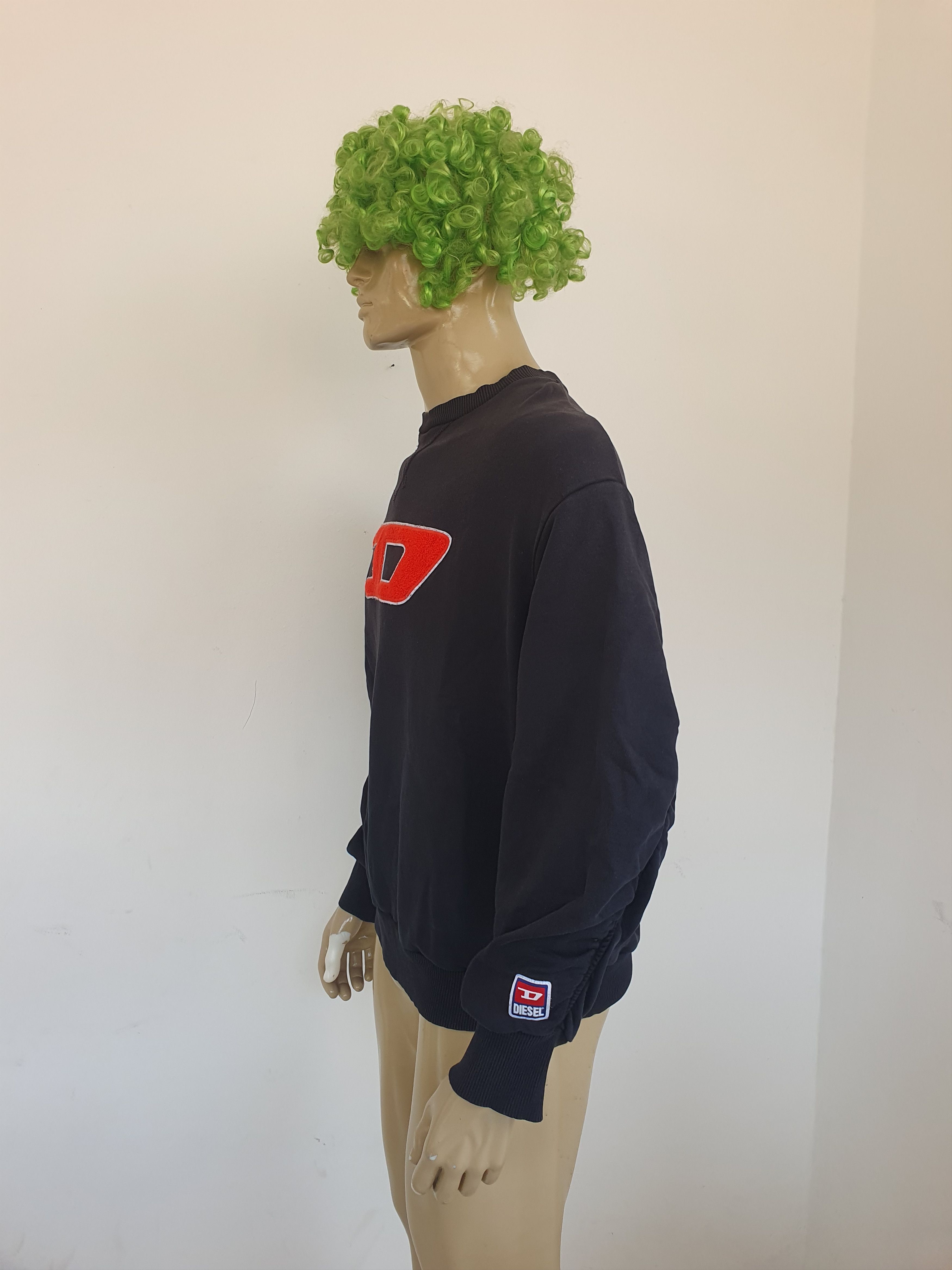 Diesel × Vintage DIESEL logo crewneck sweater Size US S / EU 44-46 / 1 - 7 Thumbnail
