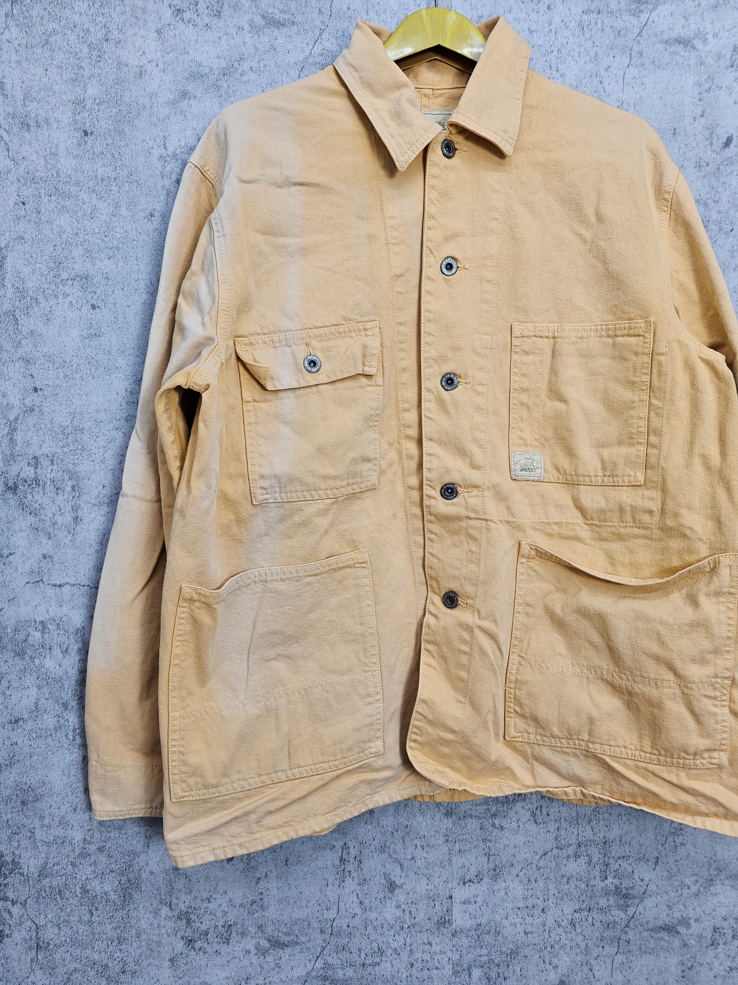Levi's Vintage LEVIS Faded Workwear Orange Button Up Jacket J0060 Size US M / EU 48-50 / 2 - 4 Thumbnail