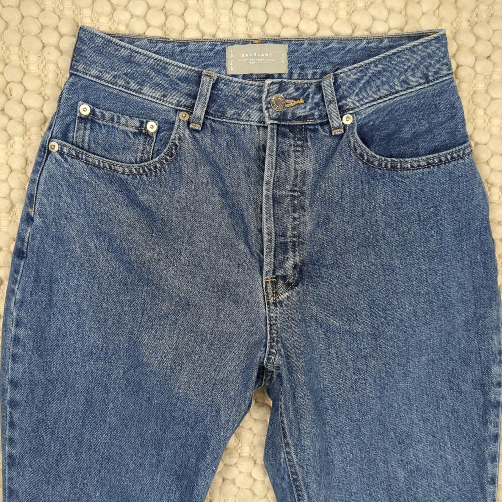 Everlane Everlane The Curvy 90's Cheeky Straight Crop Jeans Sz 28 Size 28" / US 6 / IT 42 - 3 Thumbnail
