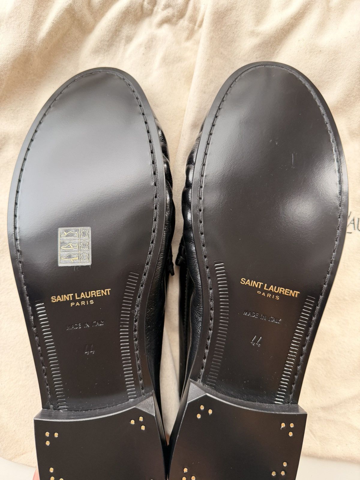 Saint Laurent Paris Le Loafer 83947125VAA1000 Size US 11 / EU 44 - 4 Thumbnail