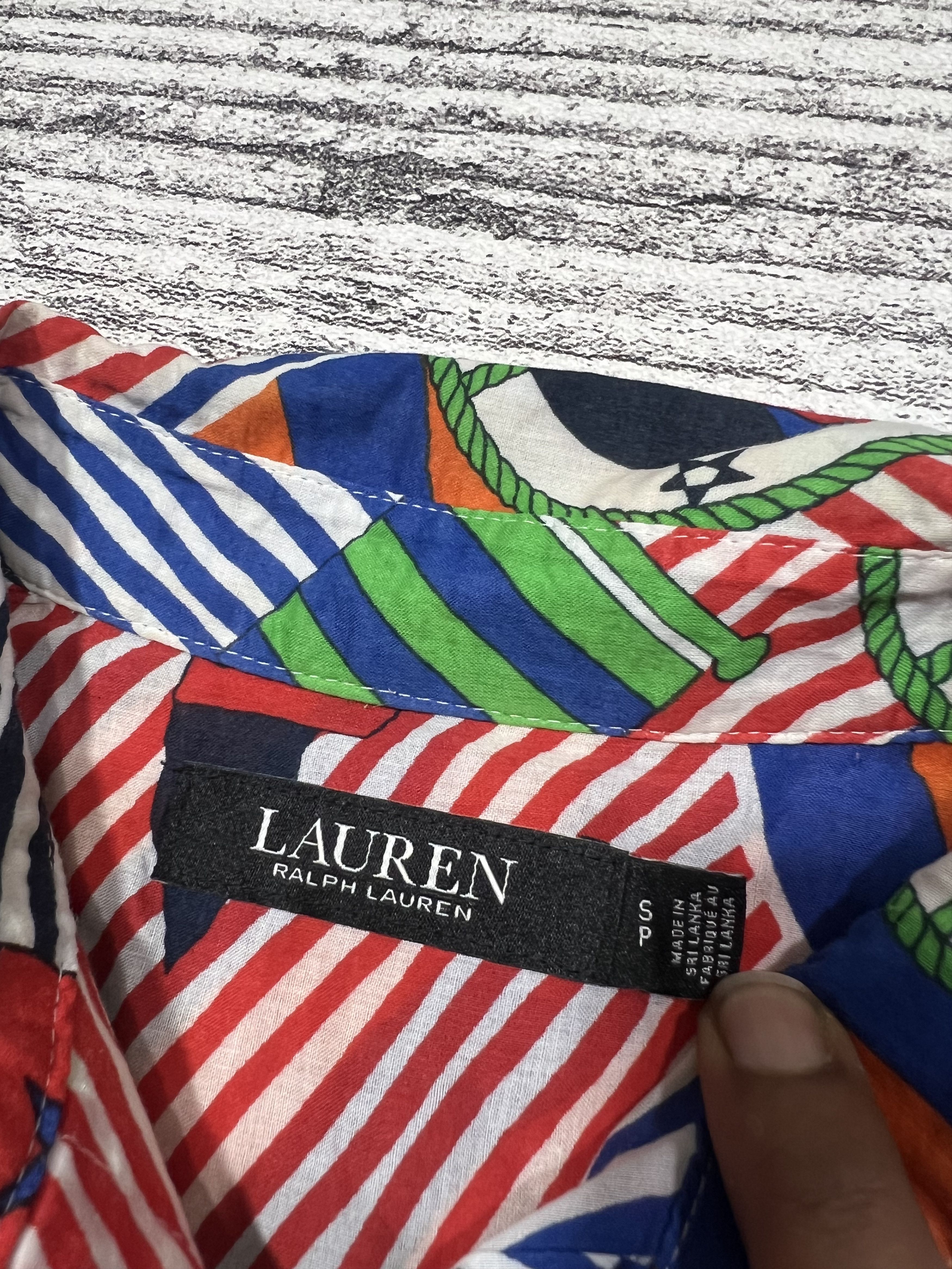 Polo Ralph Lauren 2000s Ralph Lauren All Over Print Longsleeve Pocket Shirt Size US M / EU 48-50 / 2 - 8 Thumbnail