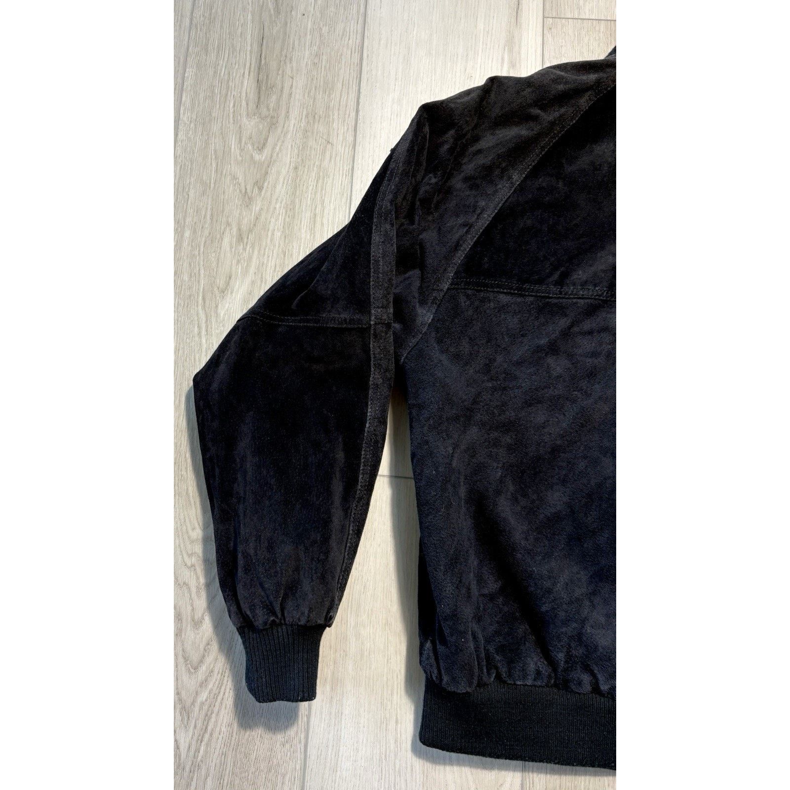 Guess VTG 80s Guess Suede Bomber Jacket Georges Marciano Small Size US S / EU 44-46 / 1 - 14 Thumbnail