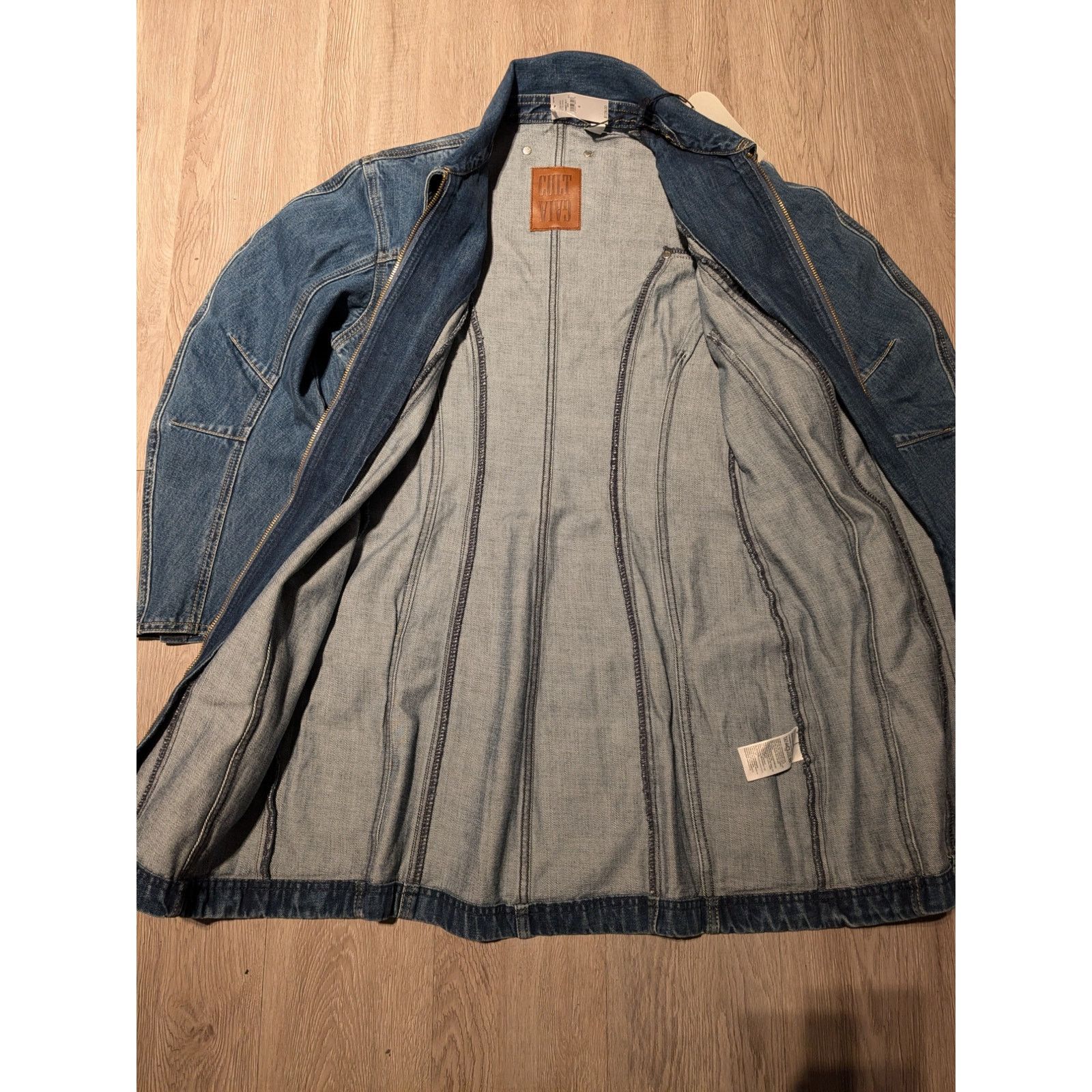 Cult Gaia Gap × Cult Gaia - Barrel Denim Mini Dress / S / NWT Size S / US 4 / IT 40 - 7 Thumbnail