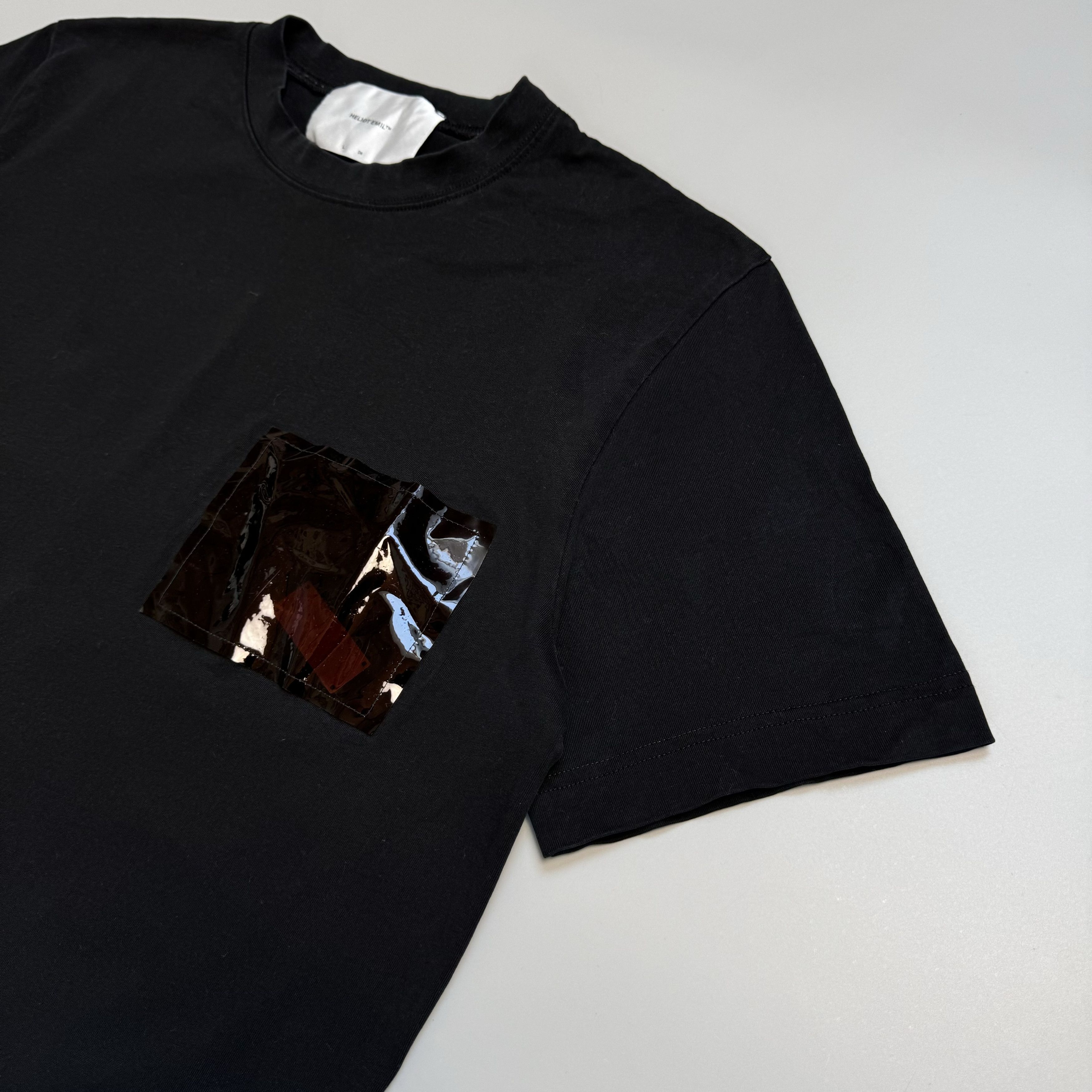 Designer × Heliot Emil HELIOT EMIL WITH PVC POCKET BASIC T SHIRT DESIGNER Size US L / EU 52-54 / 3 - 5 Thumbnail