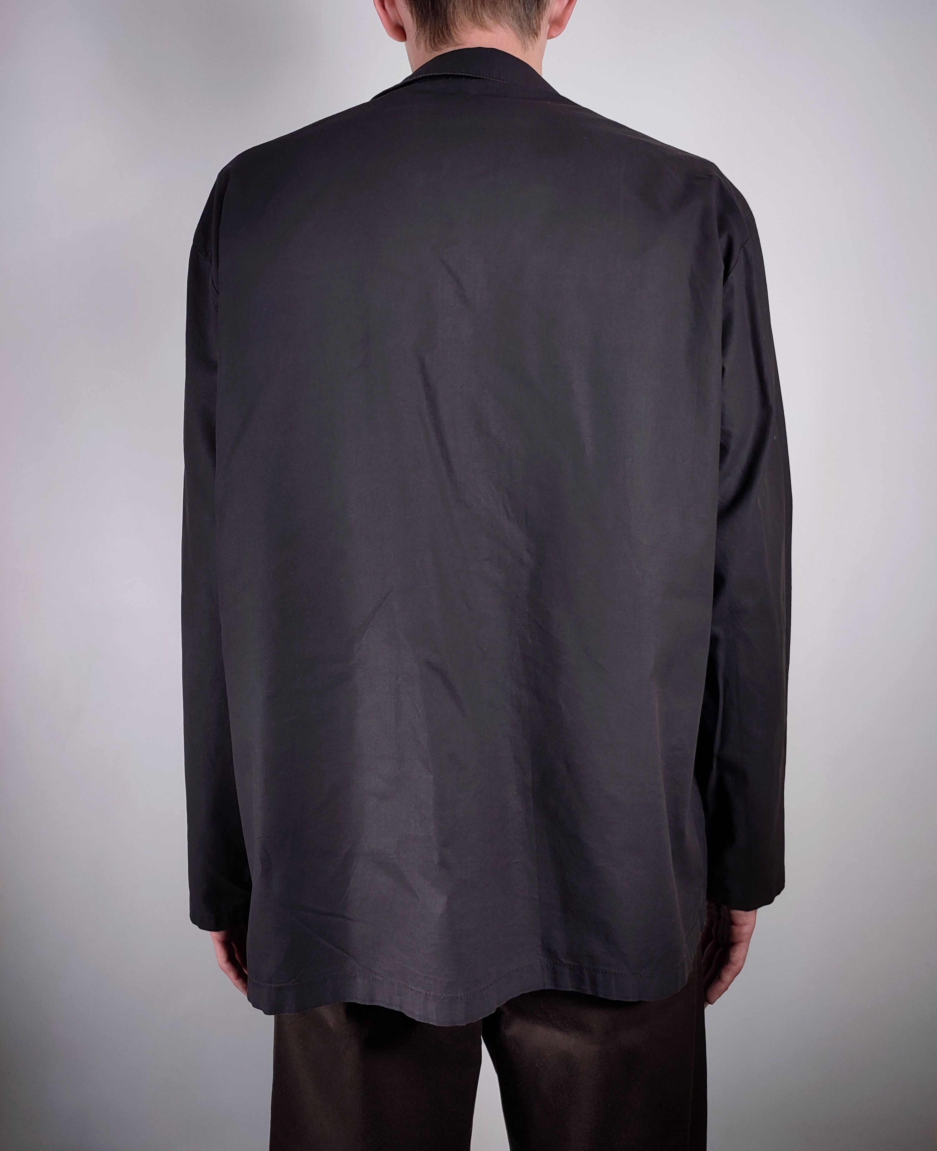 Emporio Armani 90's Emporio Armani Vintage Chore PU Worker jacket Size US XL / EU 56 / 4 - 10 Thumbnail