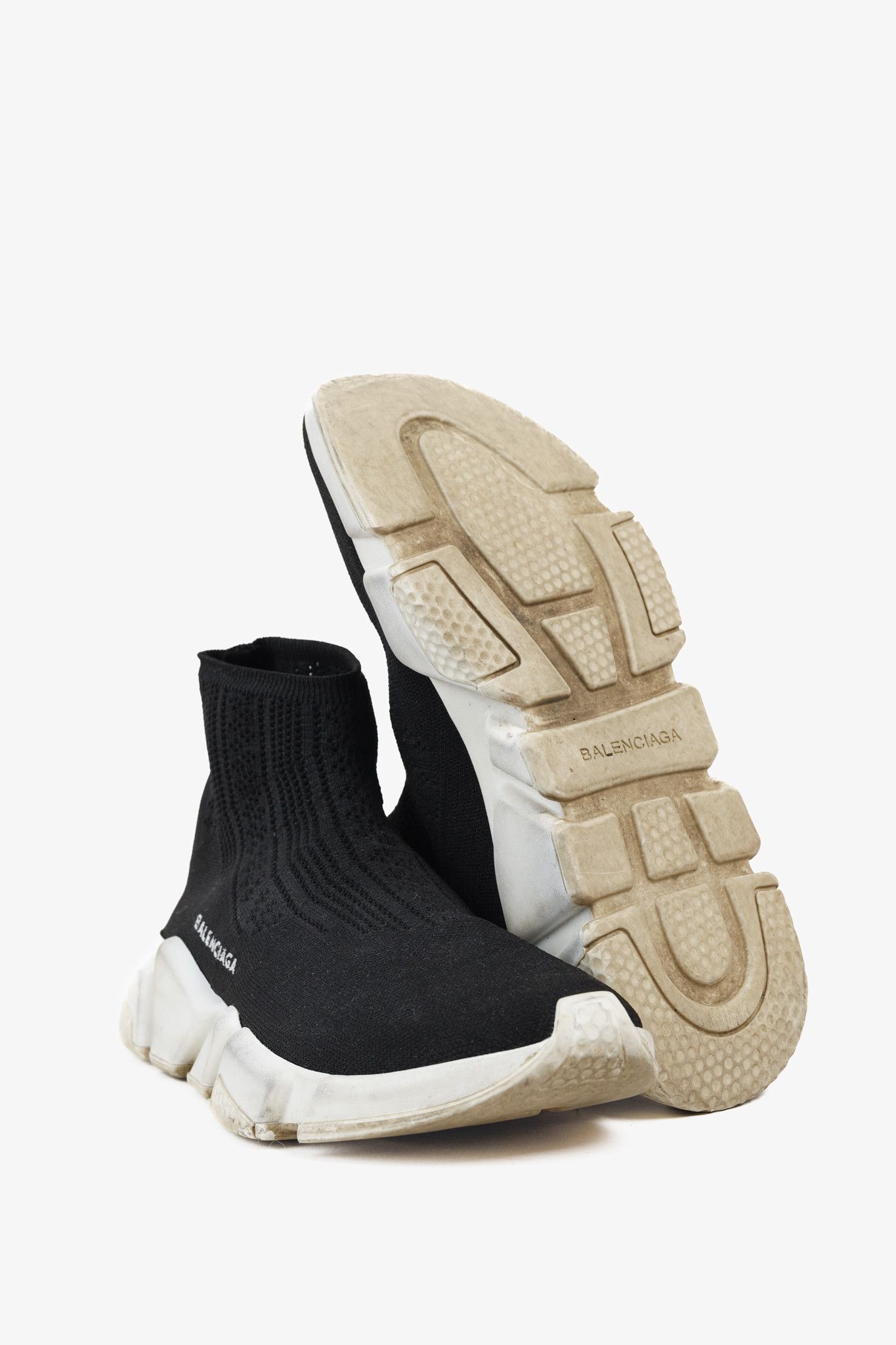 Balenciaga Balenciaga Speed Black Knit Sock Sneakers Size US 8.5 / IT 38.5 - 4 Thumbnail