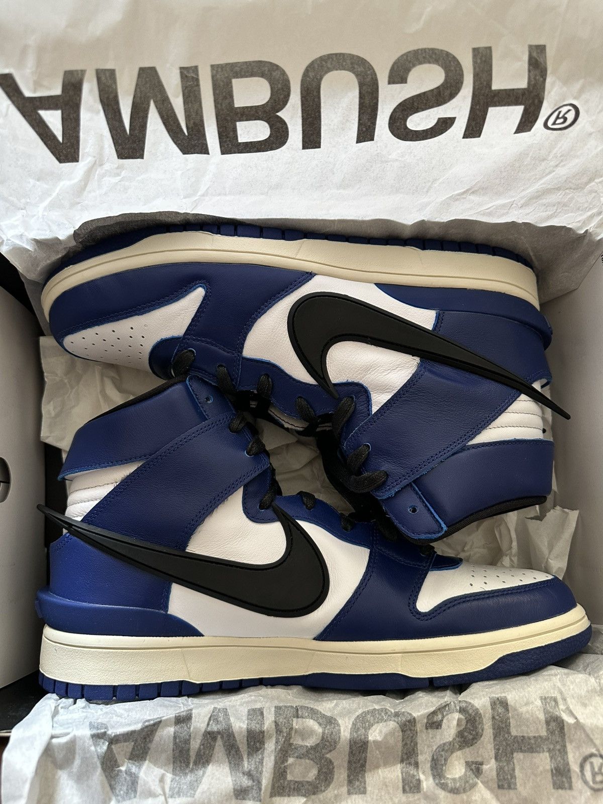 Ambush Design × Nike Nike Dunk High Ambush Blue Deep Royal Size US 11.5 / EU 44-45 - 1 Thumbnail