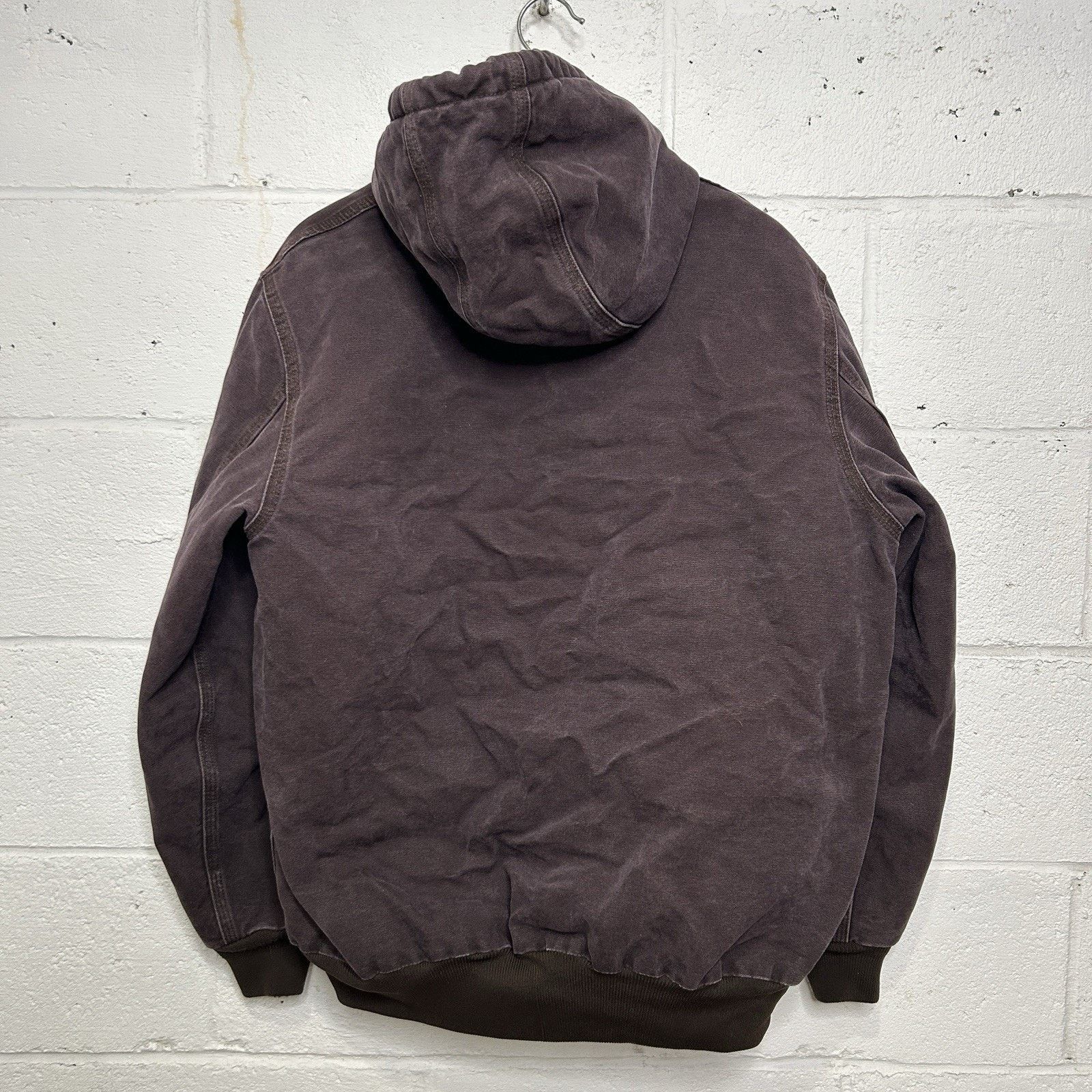 Carhartt Y2K Carhartt Quilted Hooded Active Jacket “Dark Brown” WJ130 Size XL / US 12-14 / IT 48-50 - 2 Thumbnail