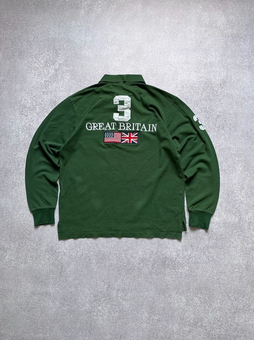Polo Ralph Lauren × Vintage Vintage Polo Ralph Lauren Great Britain Rugby Shirt Y2K XL Size US XL / EU 56 / 4 - 5 Thumbnail