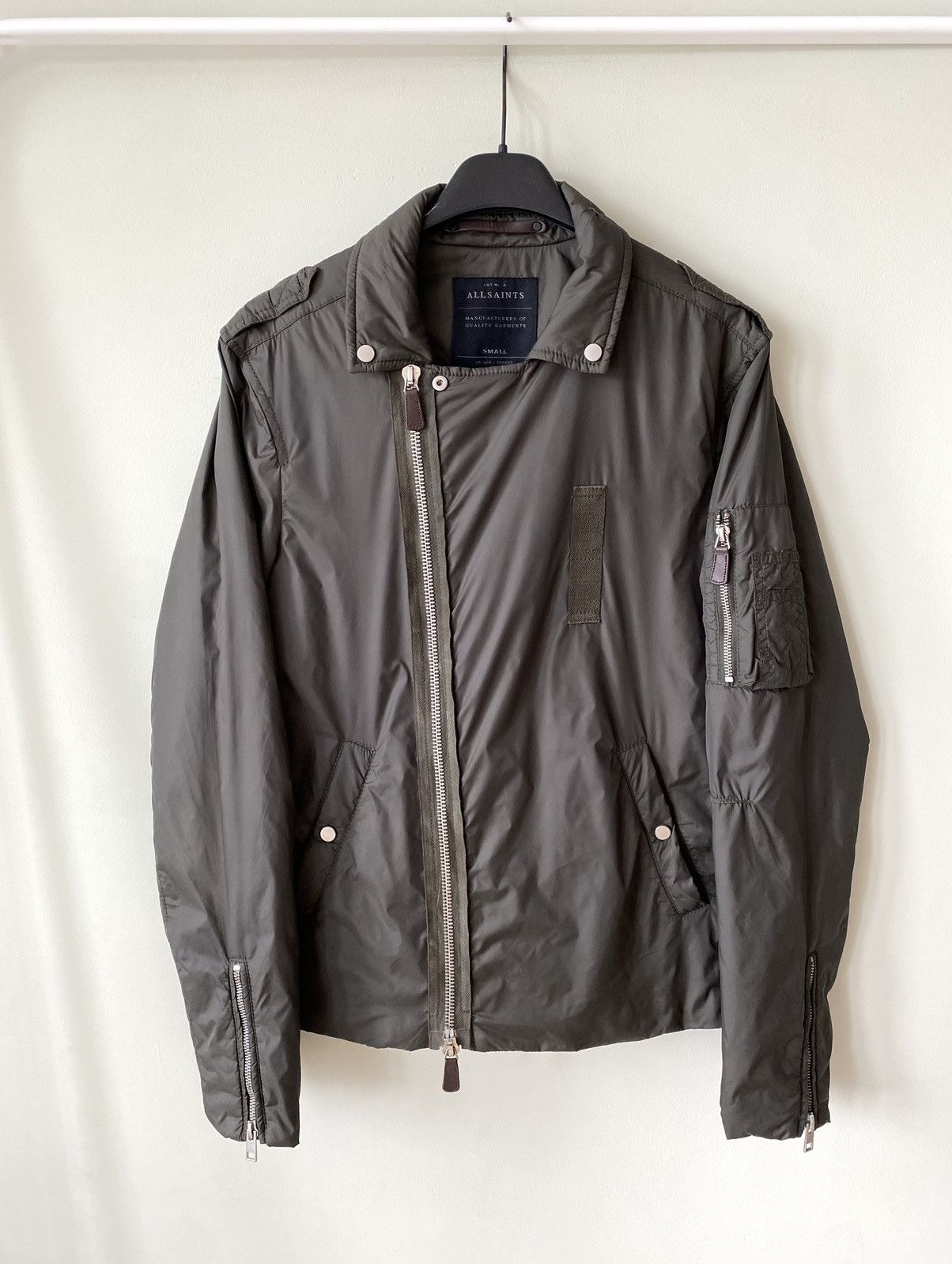 Allsaints Allsaints Lynx Biker Nylon Jacket Size US S / EU 44-46 / 1 - 2 Thumbnail