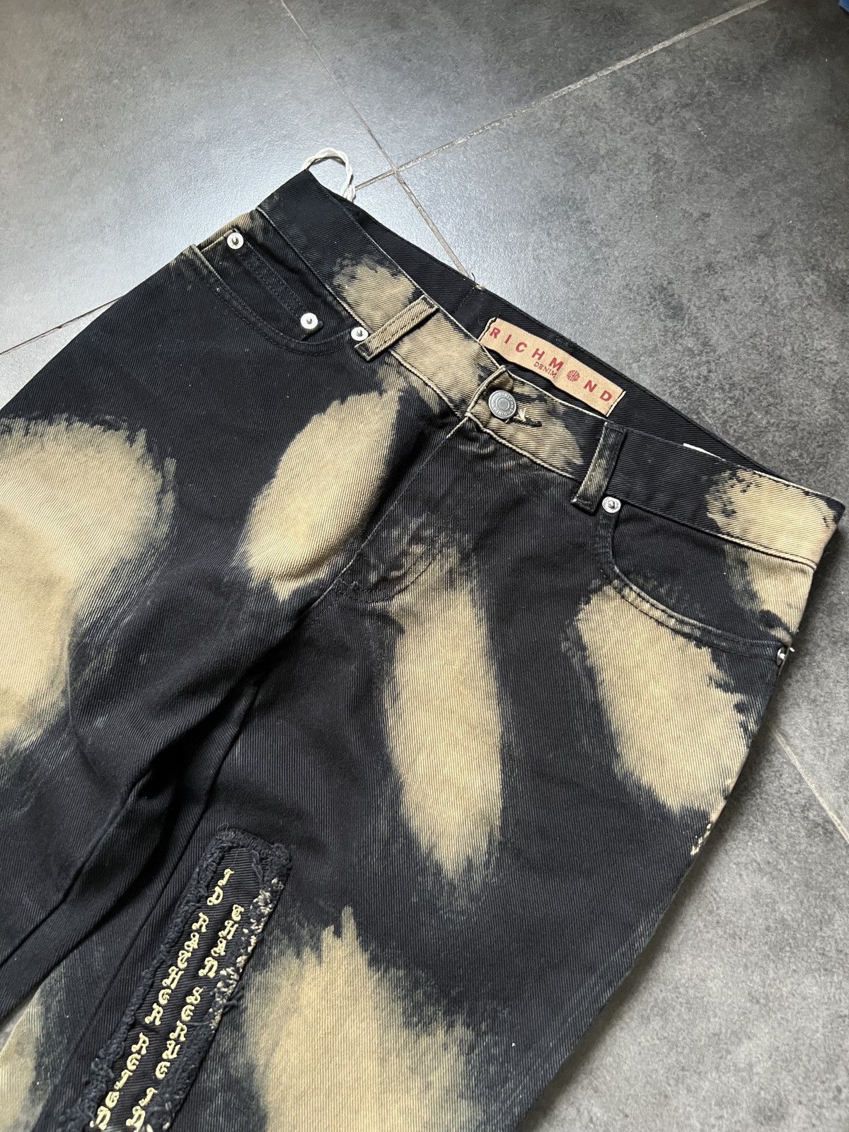 Designer × John Richmond × Vintage Vintage John Richmond “RICH” Tye dye jeans Size 26" / US 2 / IT 38 - 4 Thumbnail