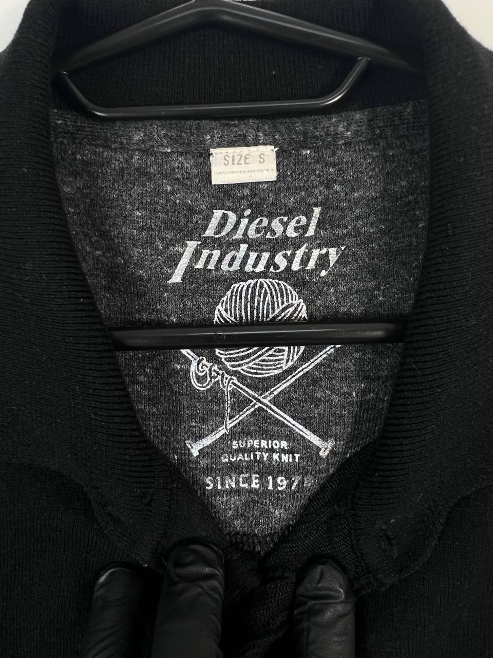 Diesel DIESEL INDUSTRY KNIT POLO SHIRT BLACK SIZE S Size US S / EU 44-46 / 1 - 2 Thumbnail