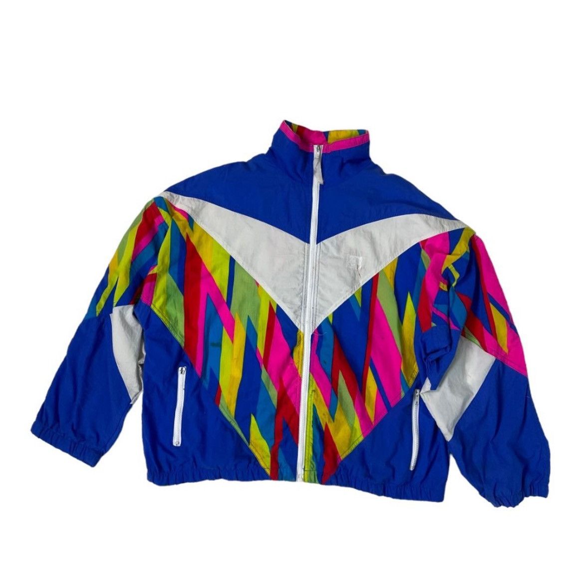 Japanese Brand Japanese Multicolour Patchwork Windbreaker Size US L / EU 52-54 / 3 - 1 Thumbnail