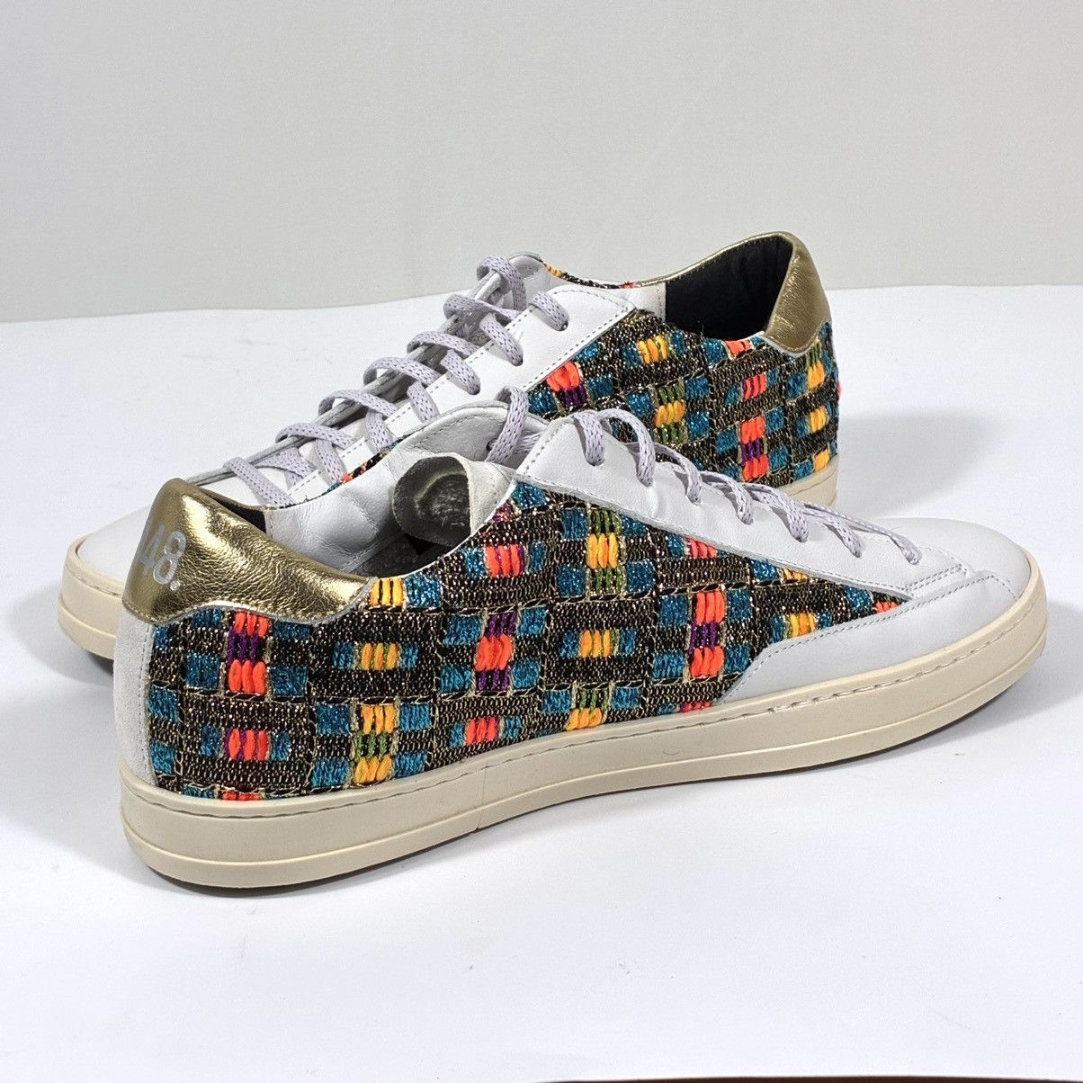 P448 P448 John Malhia Sneakers White Mal Multicolor EU 41 NEW Size US 11 / IT 41 - 13 Thumbnail