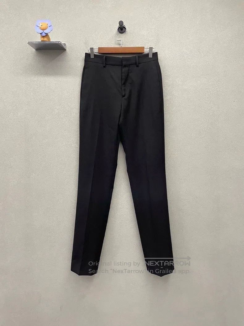 Louis Vuitton Louis Vuitton size US 50 Black sheepwool straight-leg suit Size US 34 / EU 50 - 1 Thumbnail
