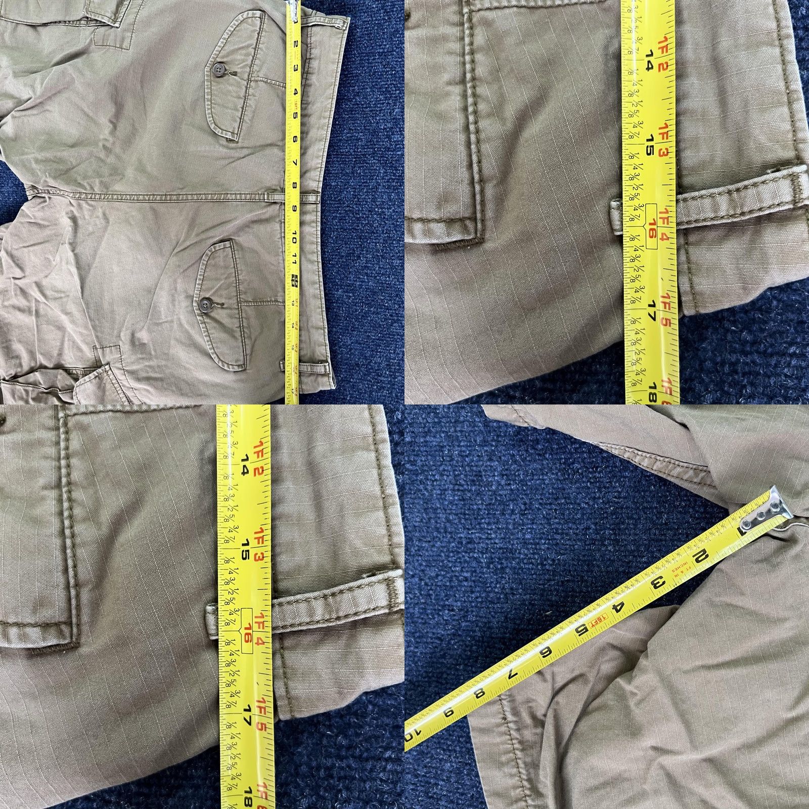 Levi's Y2K Mens Levi's Cargo Shorts 38 Beige Ripstop Casual Outdoor Utility Summer Size US 38 / EU 54 - 9 Thumbnail