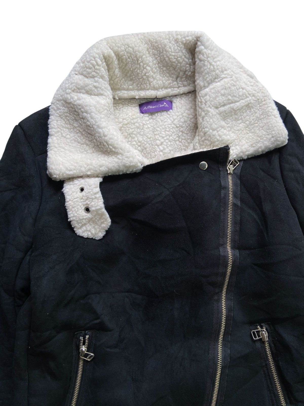 Japanese Brand OLIVER CLOSET BONDAGE SHERPA JACKET Size US L / EU 52-54 / 3 - 5 Thumbnail