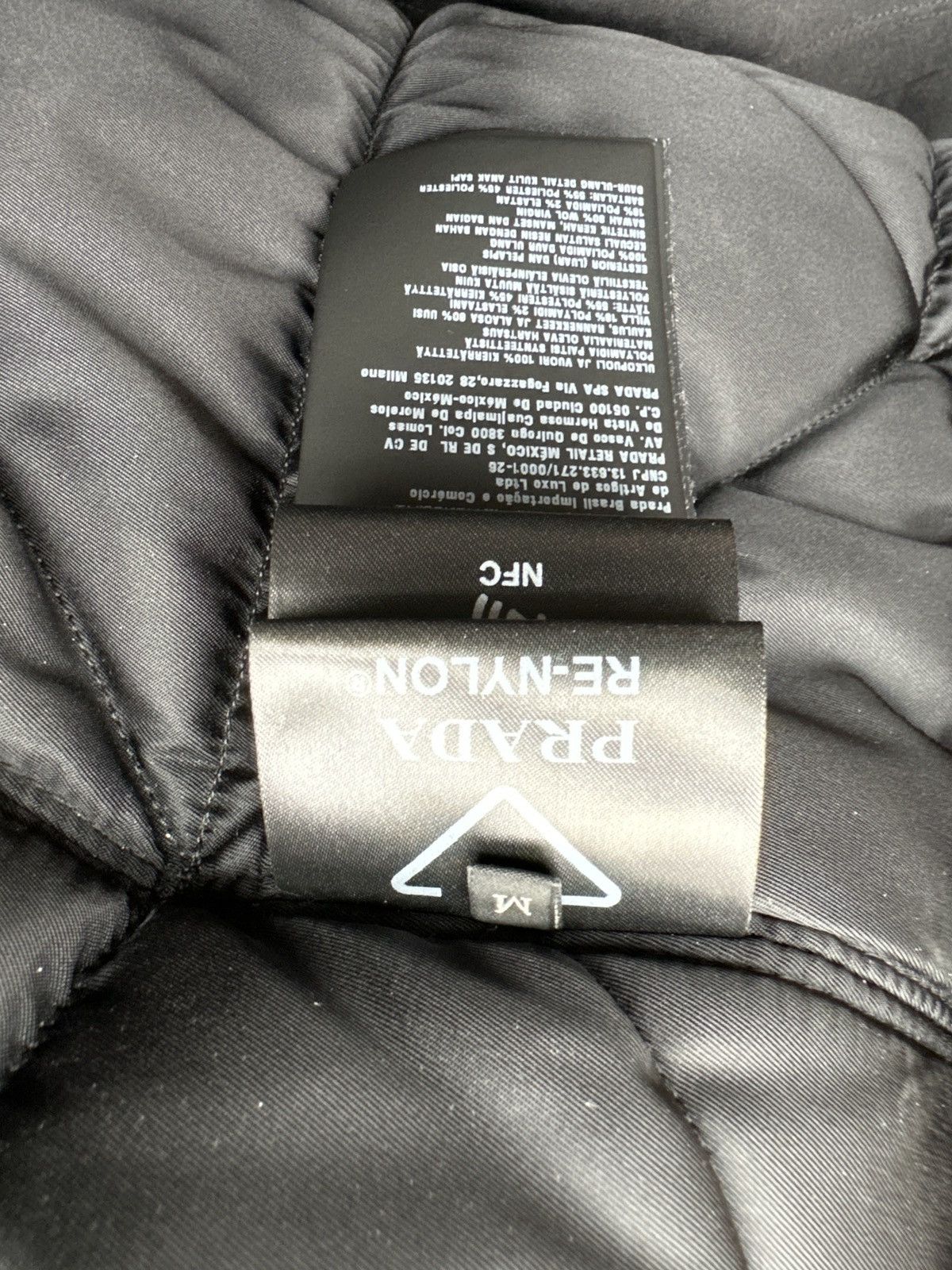 Prada Prada Oversized Bomber Jacket with belt size M Size US M / EU 48-50 / 2 - 7 Thumbnail