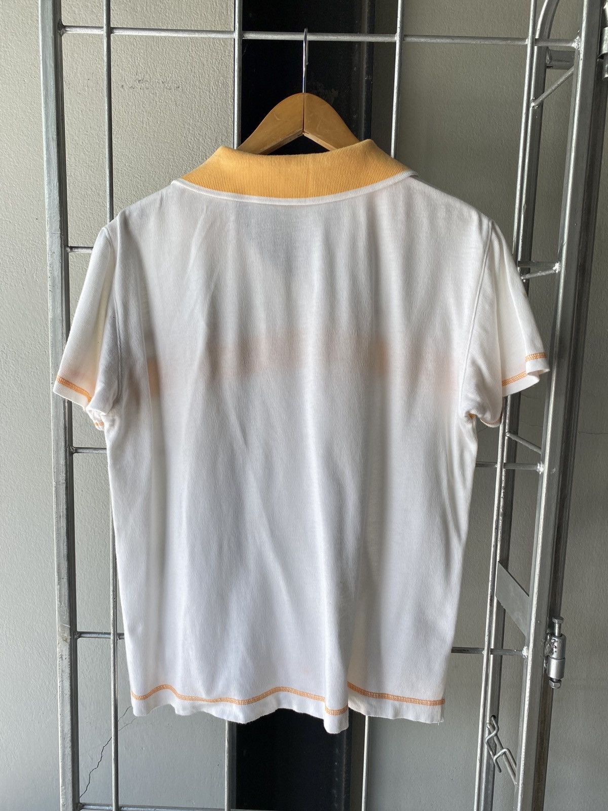 Ellesse Ellesse Orange-Collar Polo Tee with Chest Pattern Size M / US 6-8 / IT 42-44 - 2 Thumbnail