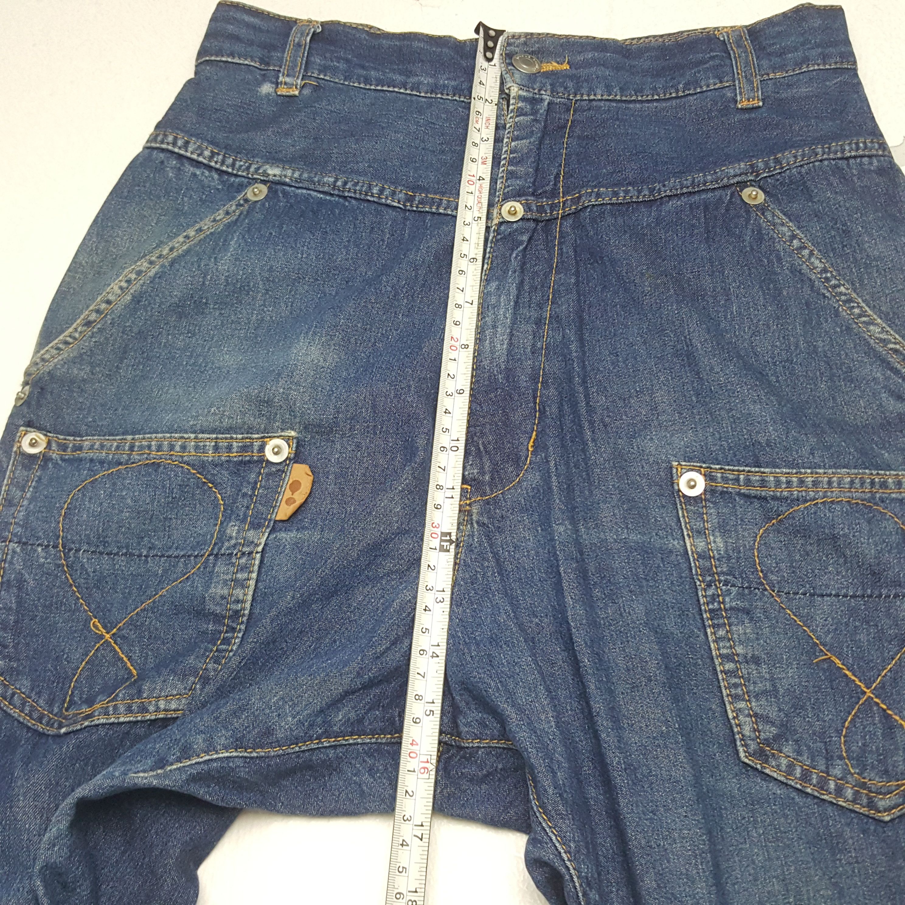 Issey Miyake × Vintage × mercibeaucoup Vintage Mercibeaucoup by Issey Miyake Designer Denim Jeans Size US 27 - 8 Thumbnail