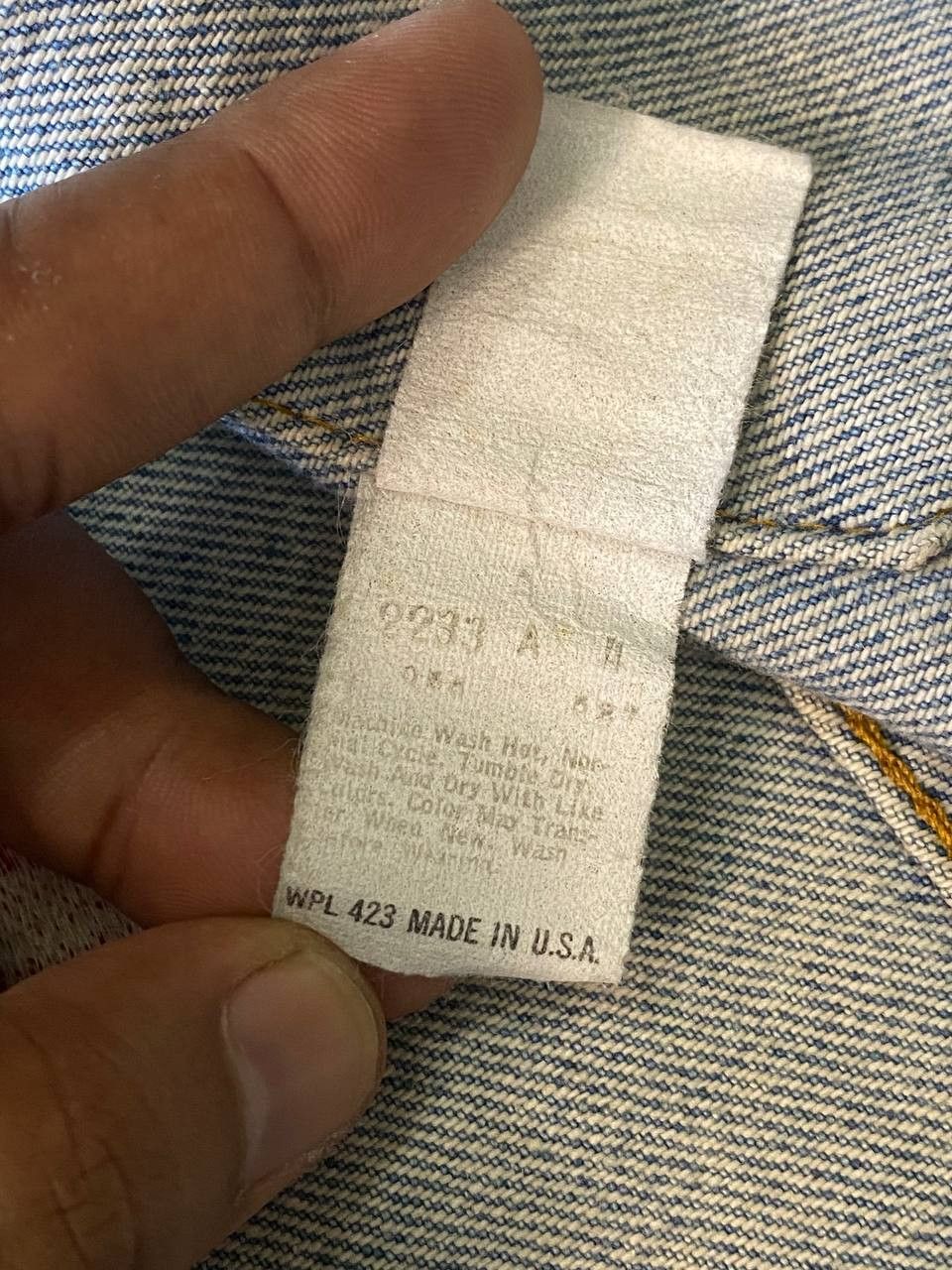 Levi's VTG 80s/90s Levi’s USA Denim Cut-Off Trucker Vest Distressed Size US M / EU 48-50 / 2 - 14 Thumbnail
