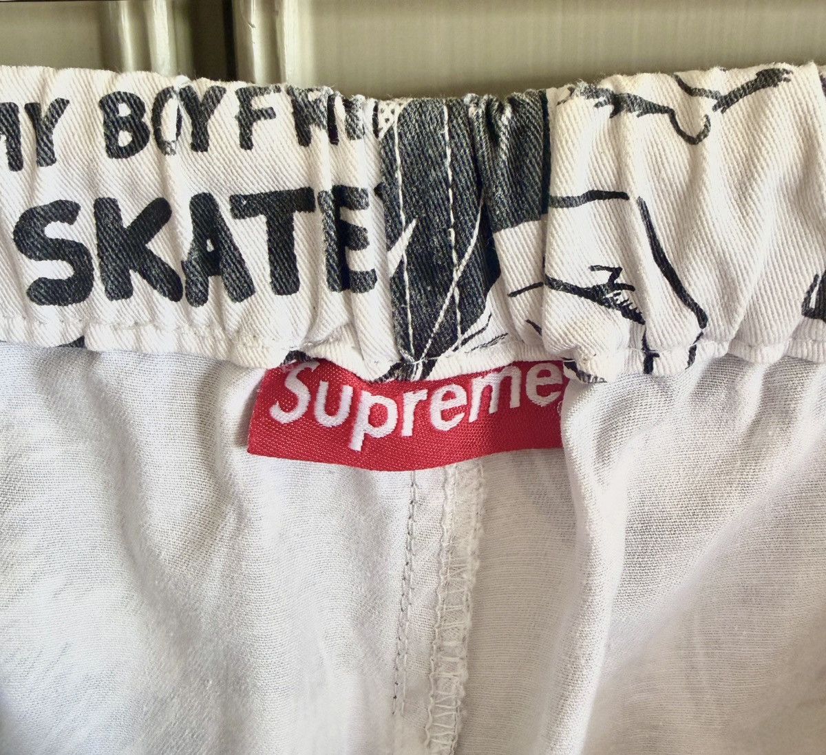 Supreme × Thrasher SS 2017 “Why Doesn’t My Boyfriend Skate” Comic Graphic Pants Size US 32 / EU 48 - 11 Thumbnail