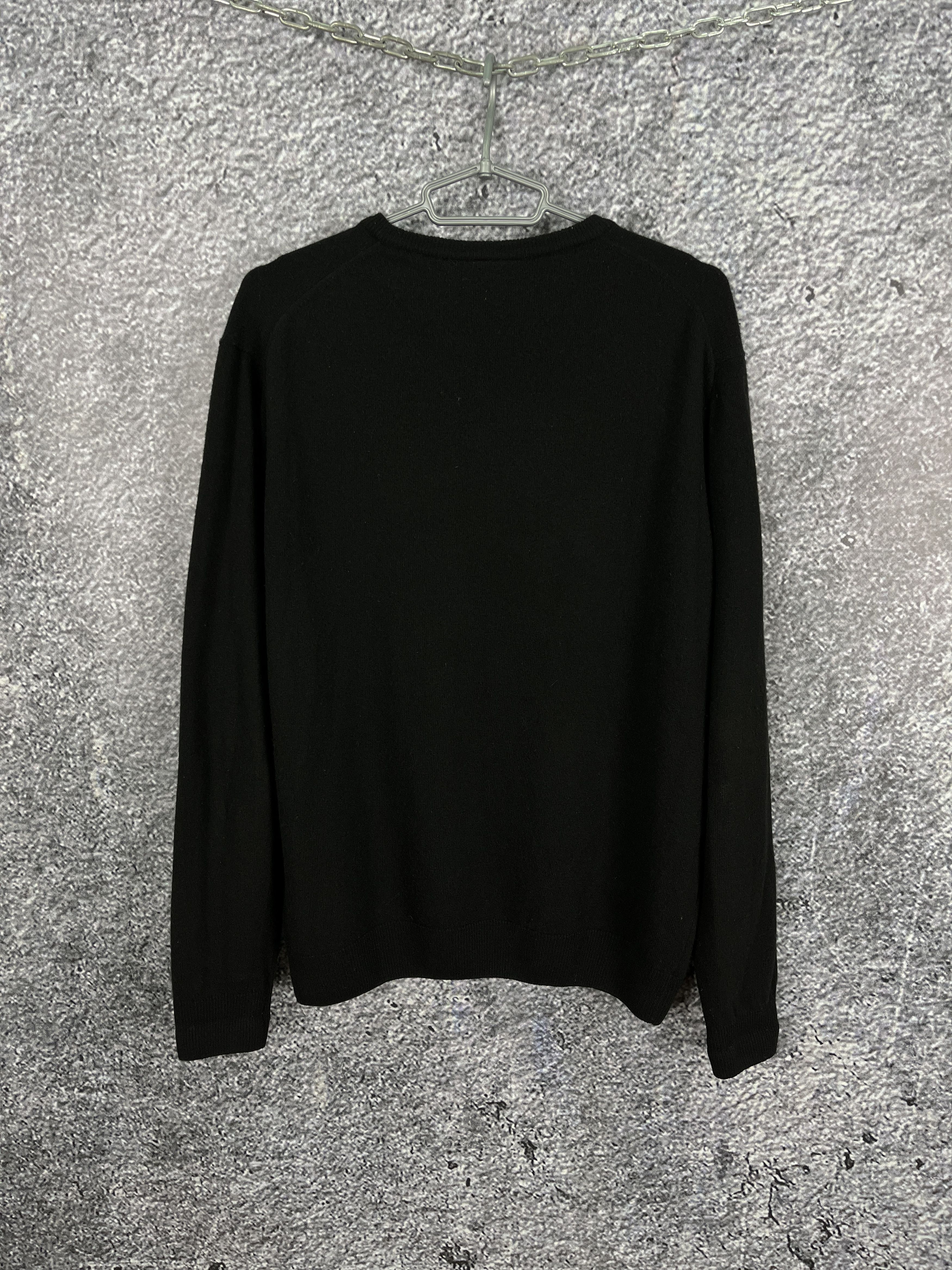 Lacoste Lacoste Wool Crewneck Sweater Black Pullover Size 6 (XL) Size US XL / EU 56 / 4 - 9 Thumbnail