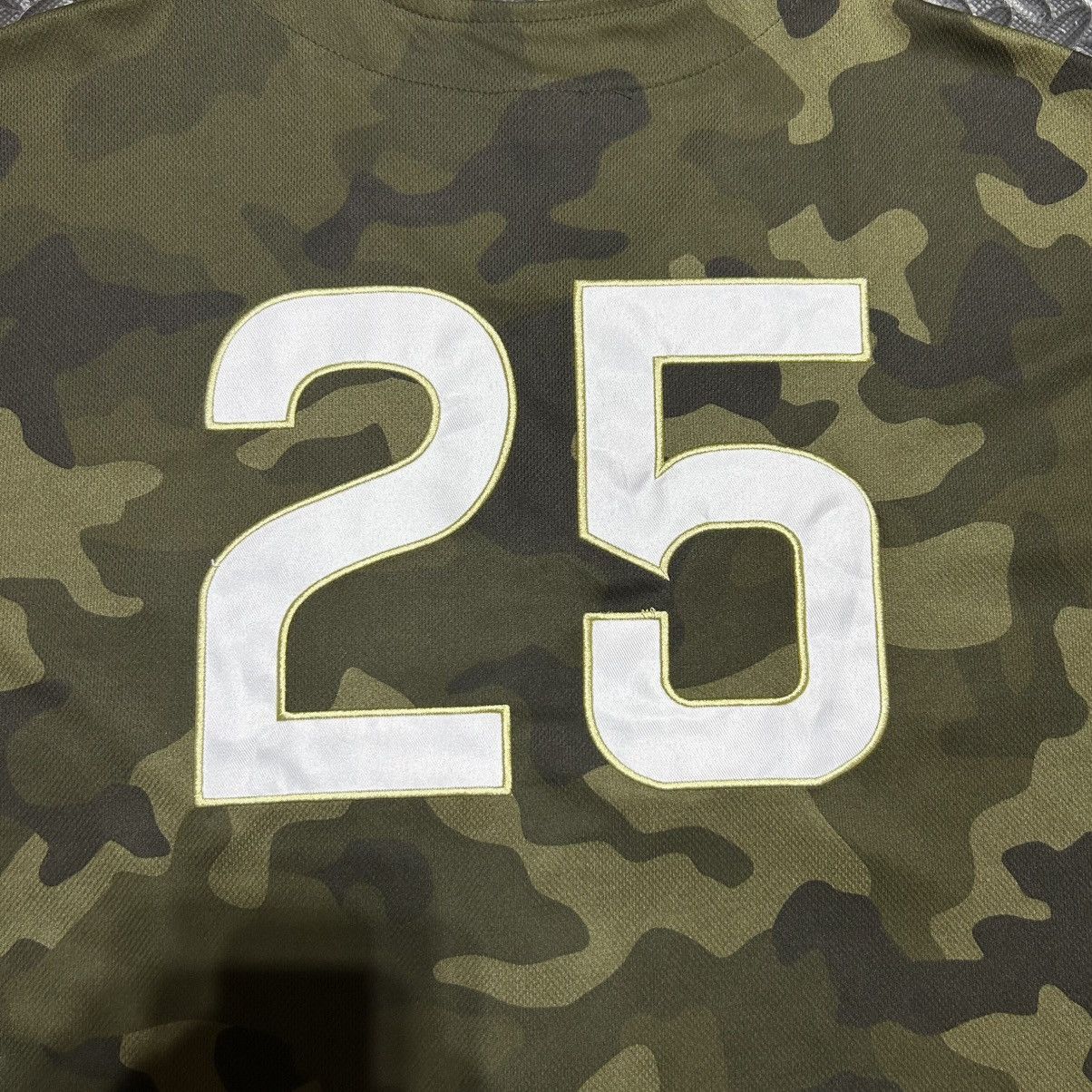 MLB Chicago Cubs Armed Forces Camo Jersey Size 2XL SGA 8/5/25 Size US XXL / EU 58 / 5 - 11 Thumbnail