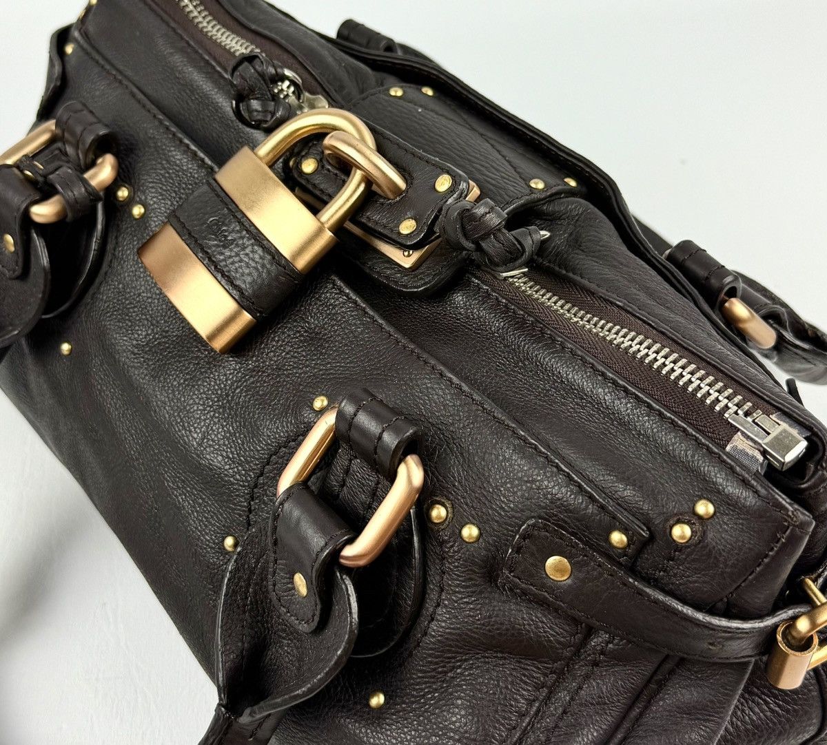 Chloe Chloe - Phoebe Philo - 2005 - Dark Chocolate - Paddington Size ONE SIZE - 8 Thumbnail