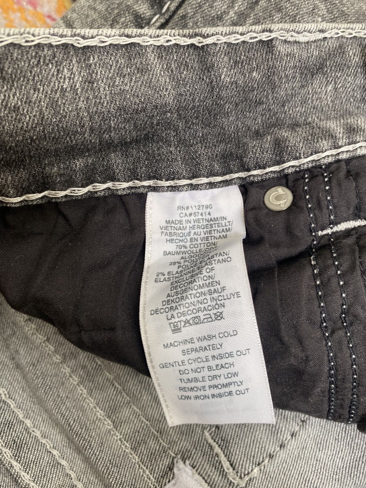 True Religion True Religion Ricky Flap Big T Jeans Size US 34 / EU 50 - 6 Thumbnail