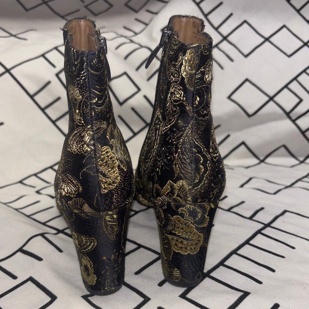 Franco Sarto Franco Sarto Jubilee 2 Tapestry Brocade Paisley Booties Size US 8.5 / IT 38.5 - 4 Thumbnail