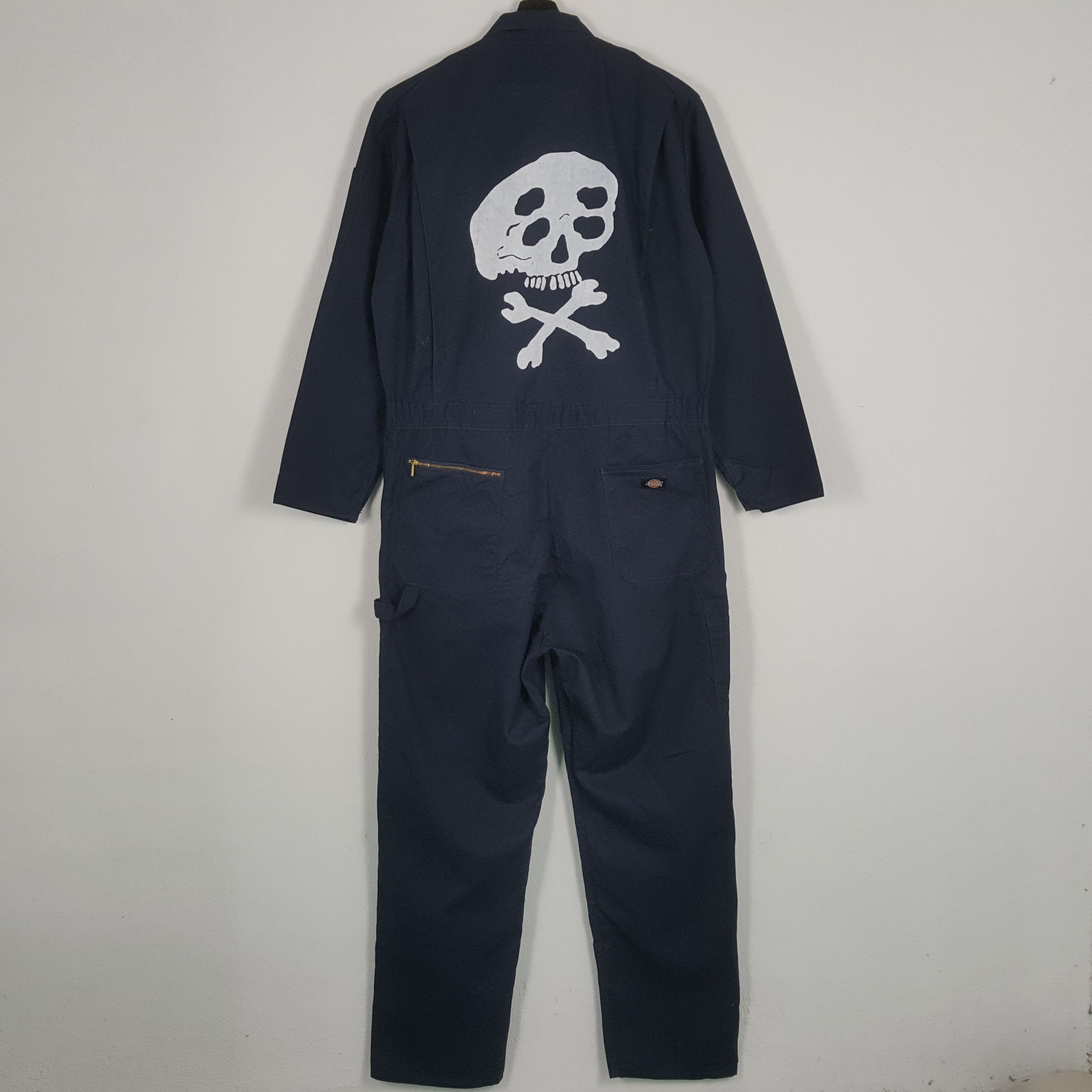 Dickies × Vintage DICKIES x Skulls Custom Art Coverall Jacket Size US XL / EU 56 / 4 - 1 Thumbnail