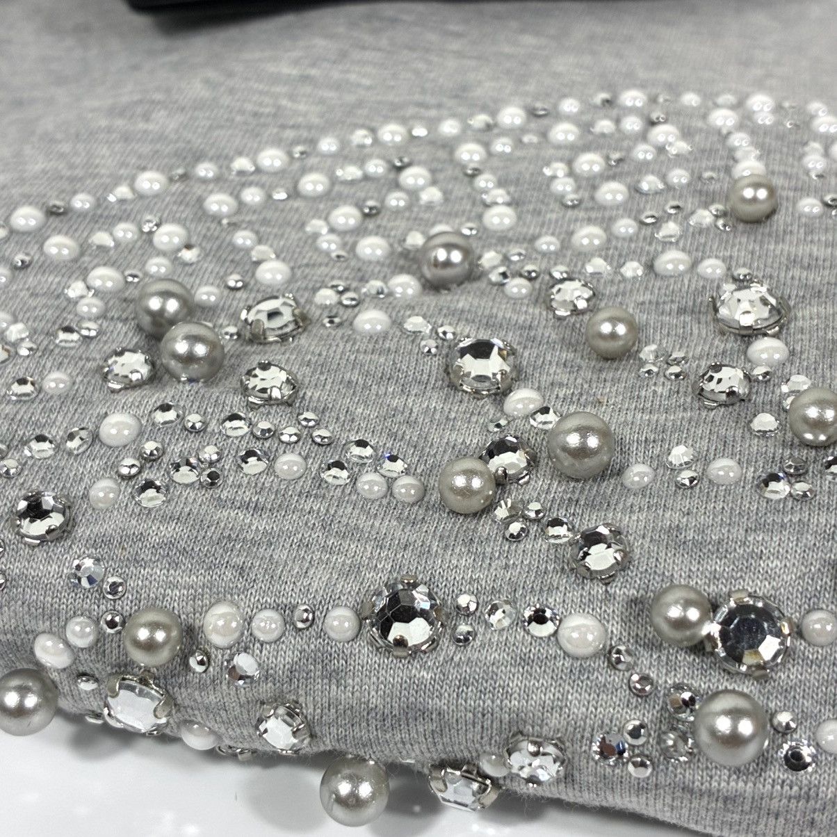 Versace Versace Crystal Medusa Crop Boxy T-Shirt Tee Top Gray IT 40 Size S / US 4 / IT 40 - 9 Thumbnail