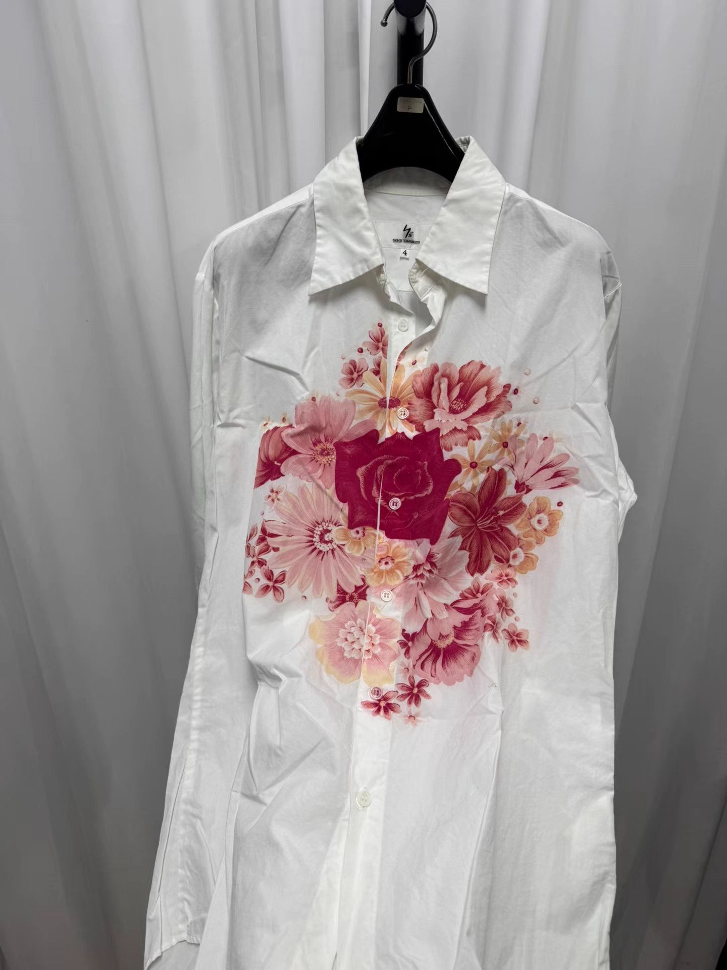 Yohji Yamamoto Yohji Yamamoto 90S Y's for men Floral Shirt K20 Size US XL / EU 56 / 4 - 4 Thumbnail