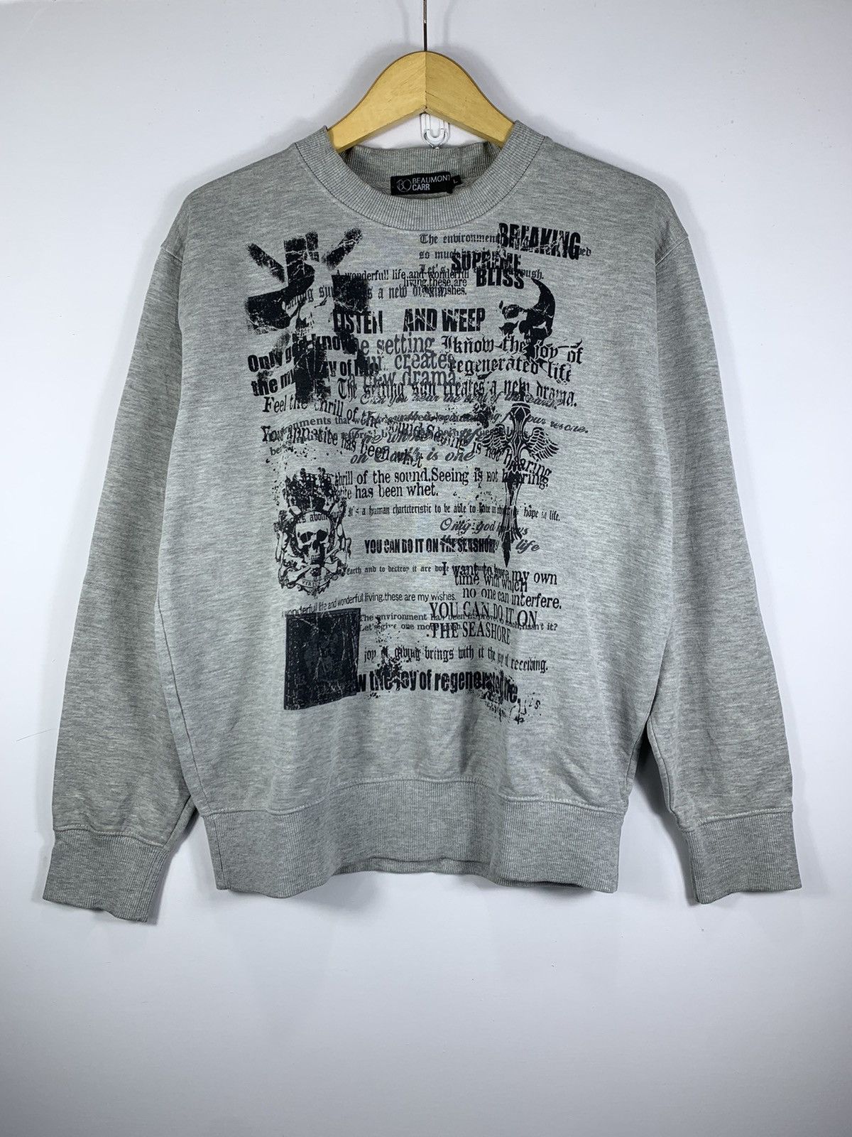 If Six Was Nine × Japanese Brand × Le Grande Bleu (L.G.B.) SICK GOTHIC PUNK SKULL “BEAUMONTCARR” LONG SLEEVE Size US L / EU 52-54 / 3 - 1 Thumbnail