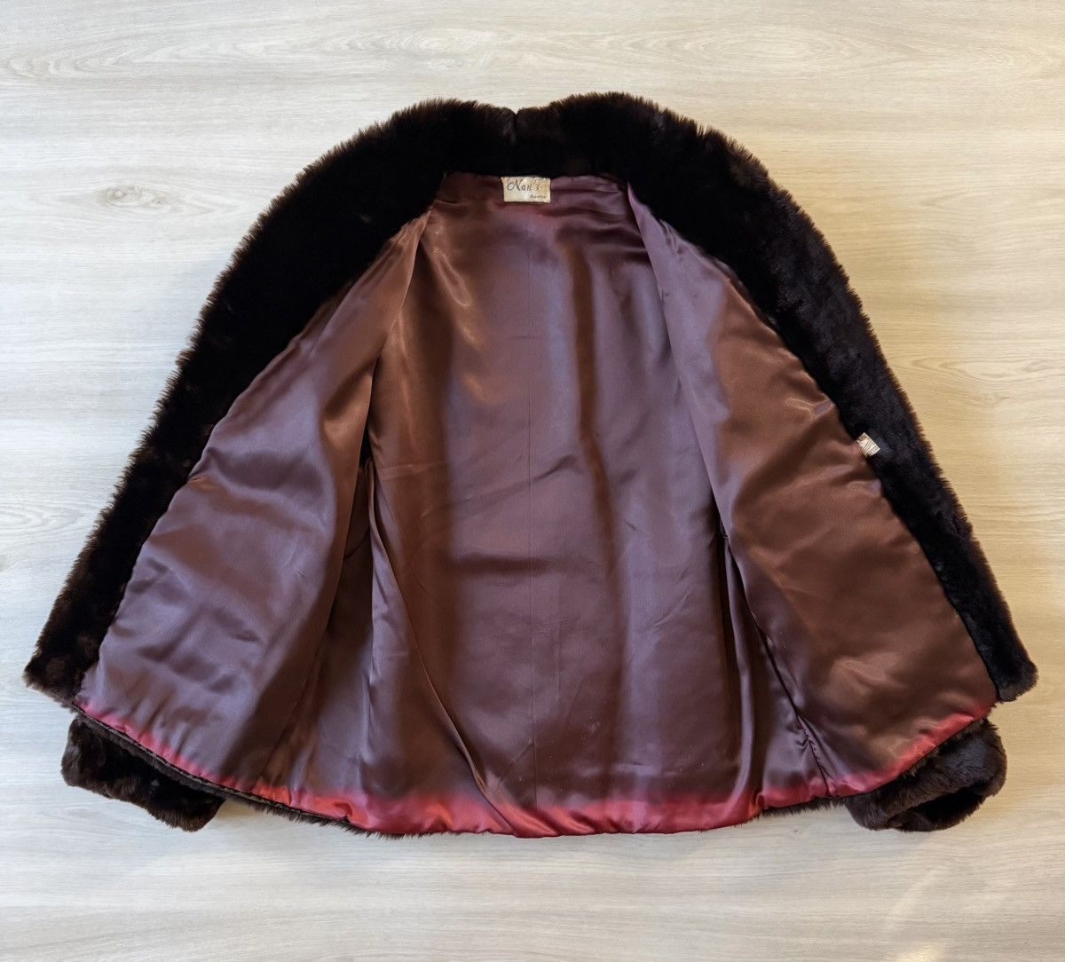 Vintage Vintage 50s Nan’s Furs Mouton Fur Coat Short Sz S/M Brown Size S / US 4 / IT 40 - 4 Thumbnail