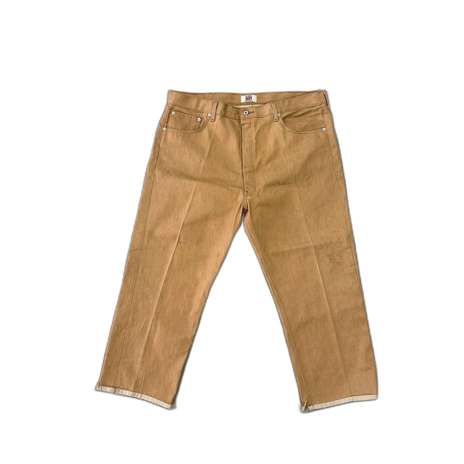 Levi's Vintage Levis 501 Men's Jeans Size 42x32 Straight Leg Brown Size US 42 / EU 58 - 5 Thumbnail
