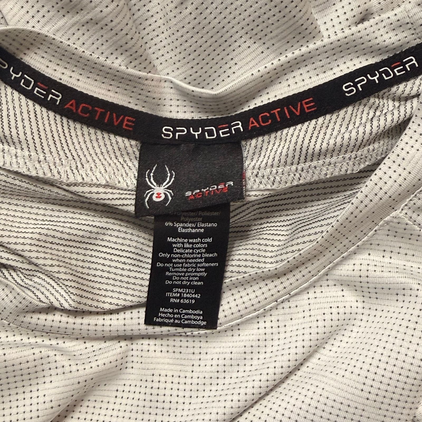 Spyder Spyder Active Gray Technical Tee | Sz L Size US L / EU 52-54 / 3 - 6 Thumbnail
