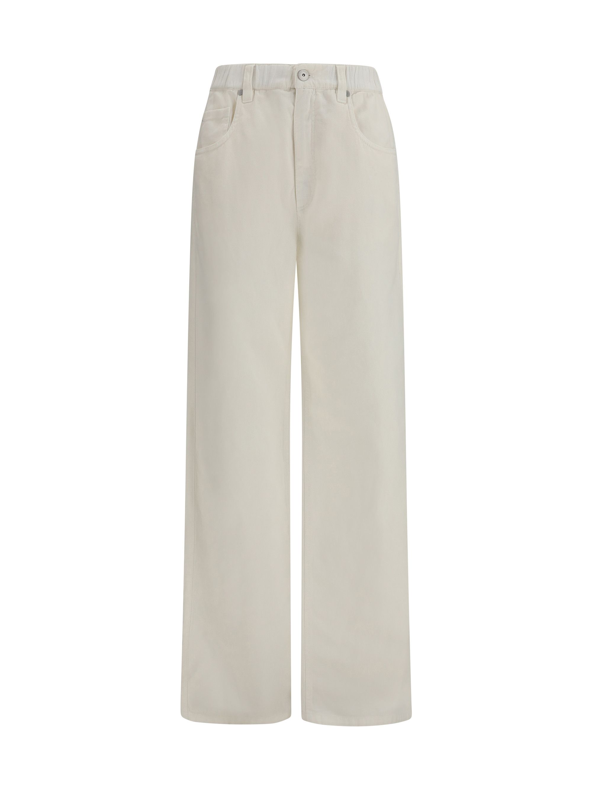 Brunello Cucinelli Wide-leg Jeans Size 30" / US 8 / IT 44 - 1 Thumbnail