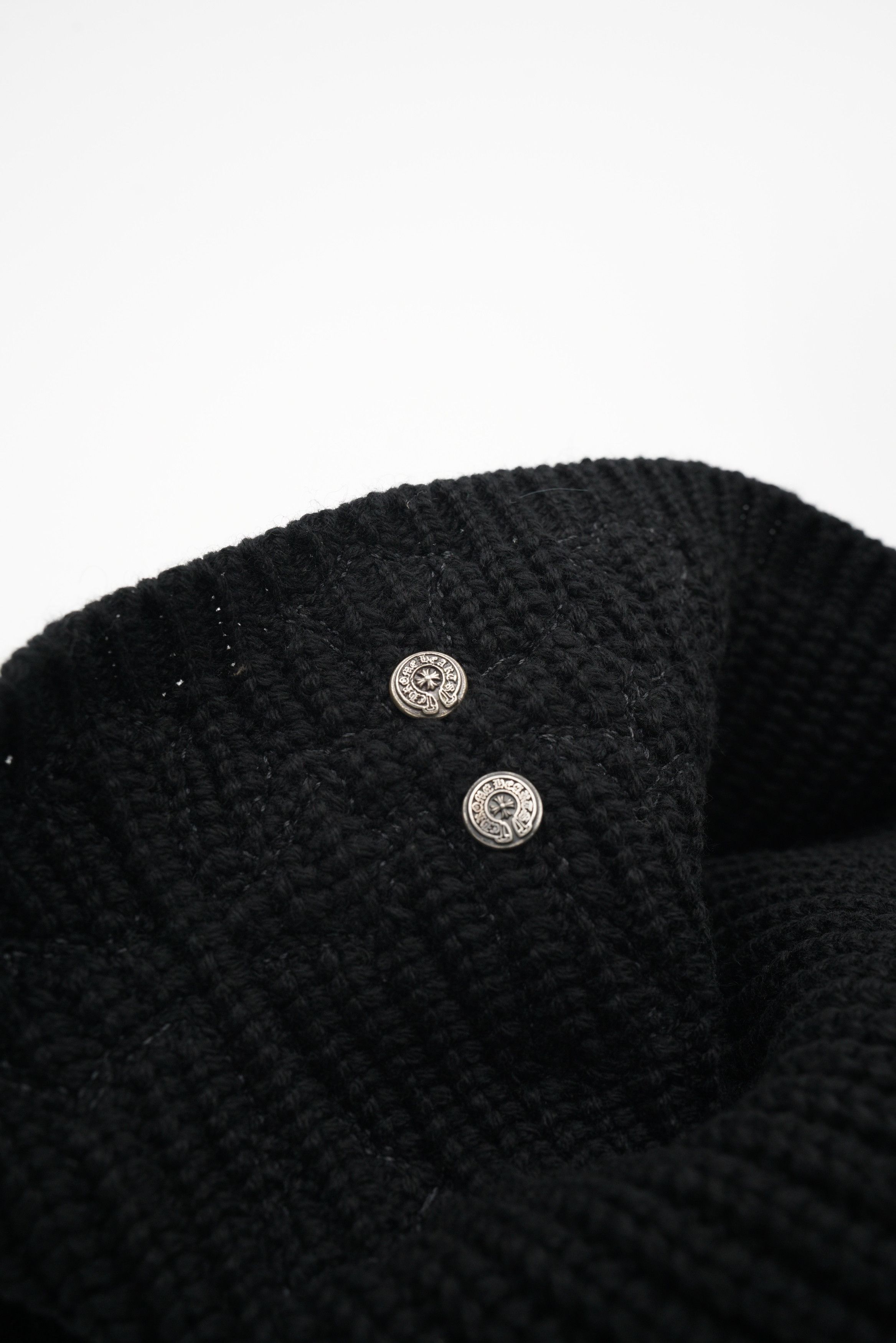 Chrome Hearts Chrome Hearts Triple Leather Cross With Silver Cross Beanie Size ONE SIZE - 5 Thumbnail