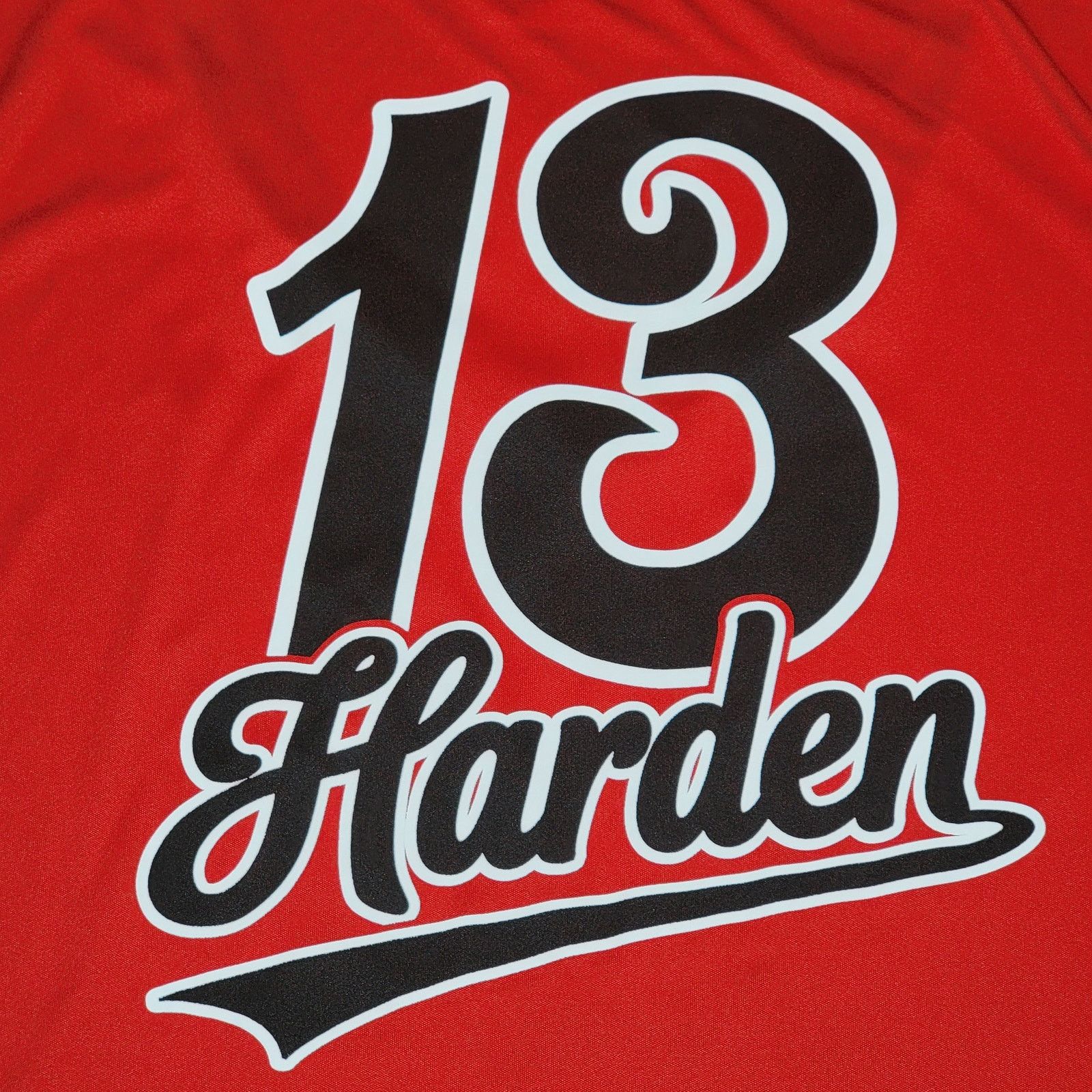 NBA NBA Red V-Neck Tee Houston Rockets "13 Harden" - Size Large* Size L / US 10 / IT 46 - 4 Thumbnail
