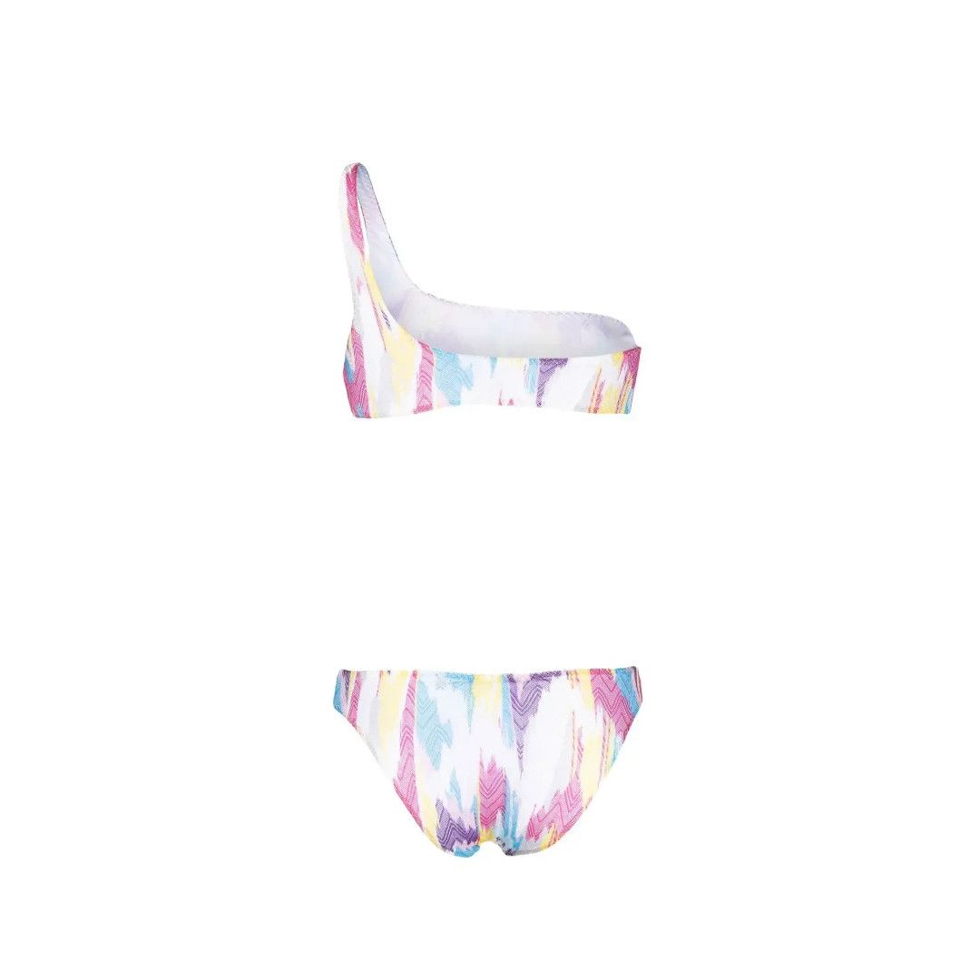 o1mle0425 Size: 38 IT / Asymmetric Zig-Zag Bikini Set