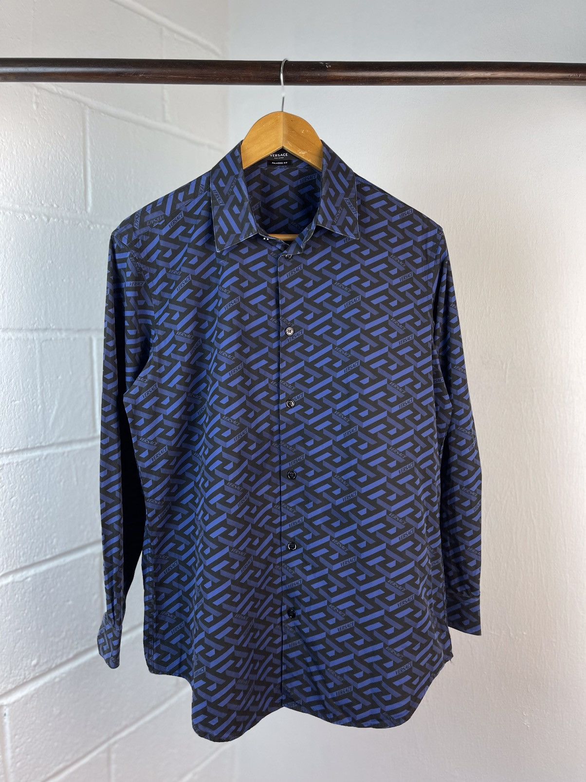 Versace La Greca Button Up