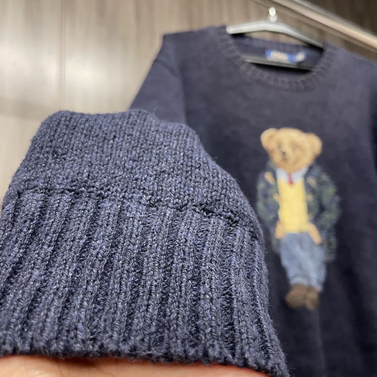Polo Ralph Lauren Polo Ralph Lauren polo bear sweater Size US L / EU 52-54 / 3 - 4 Thumbnail