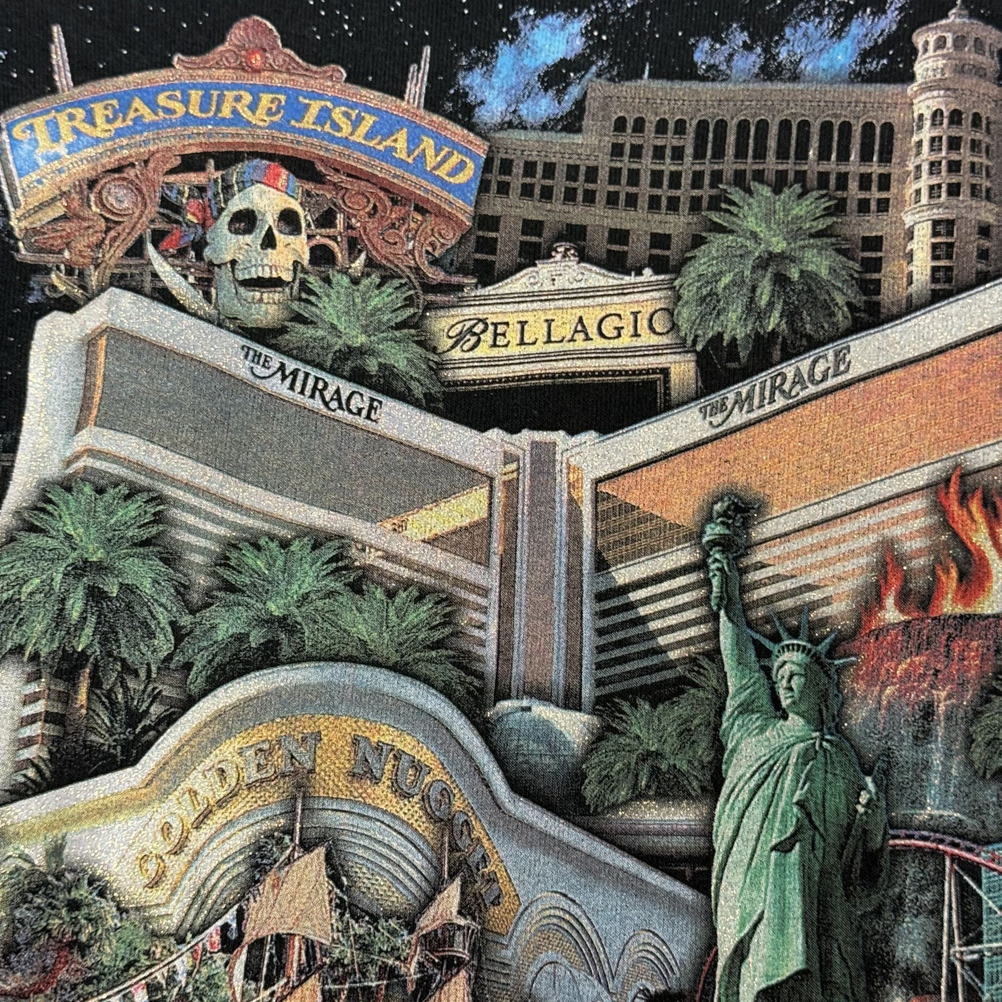 Other Vtg LAS VEGAS STRIP Treasure Island Bellagio Mirage Casinos Size US L / EU 52-54 / 3 - 5 Thumbnail