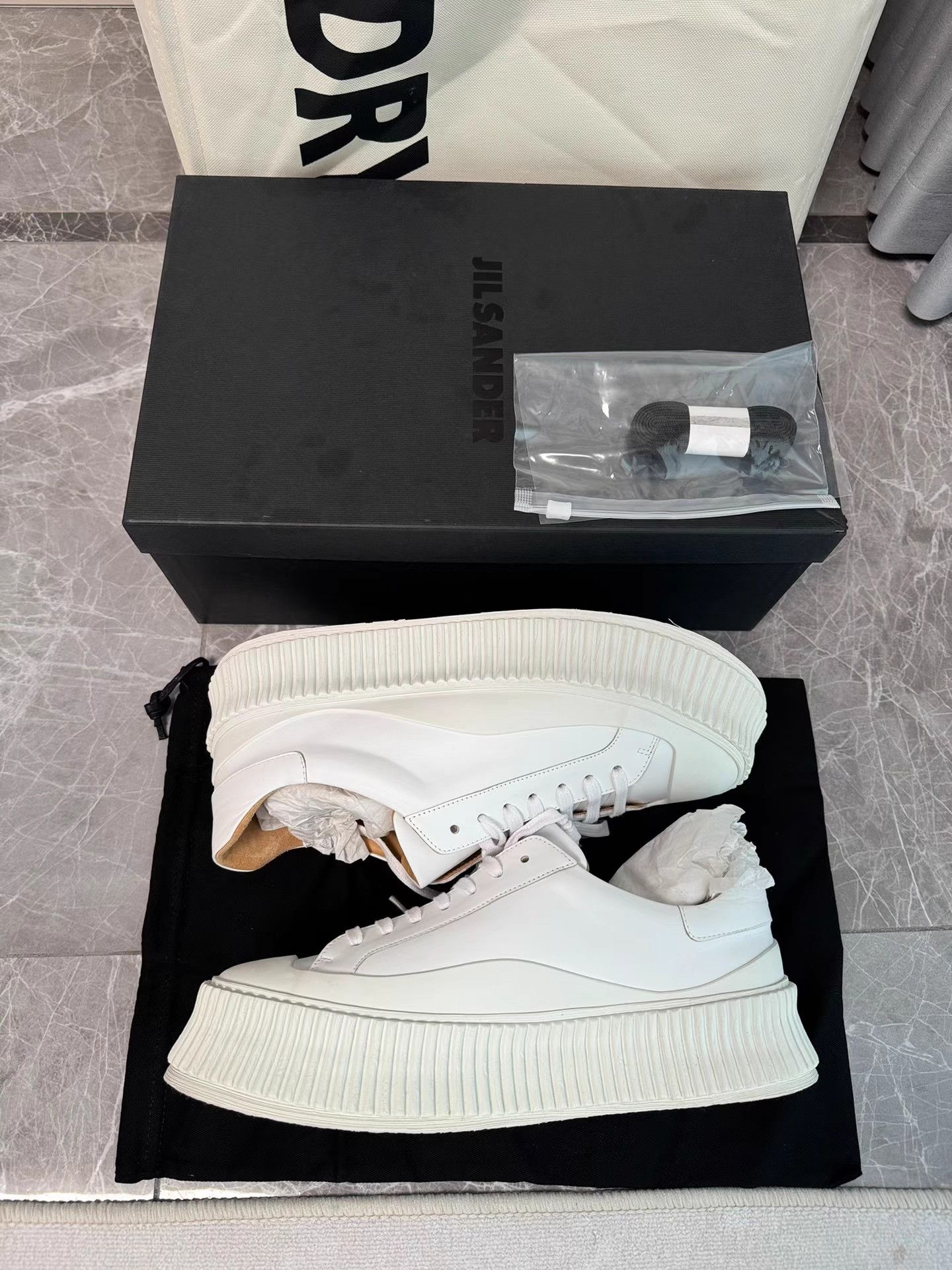 Jil Sander Jil Sander Cookie Sneakers / White Sneakers K6 Size US 7 / EU 40 - 5 Thumbnail